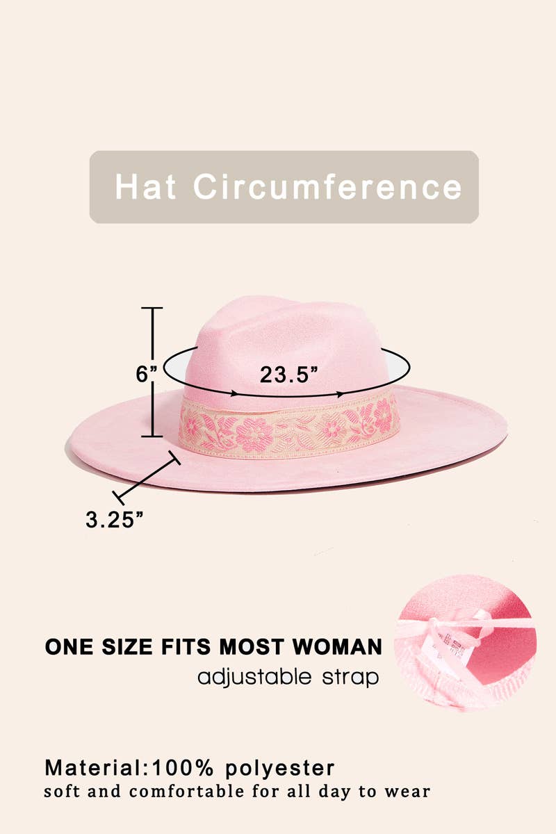 Bohemian Ribbon Felt Hat