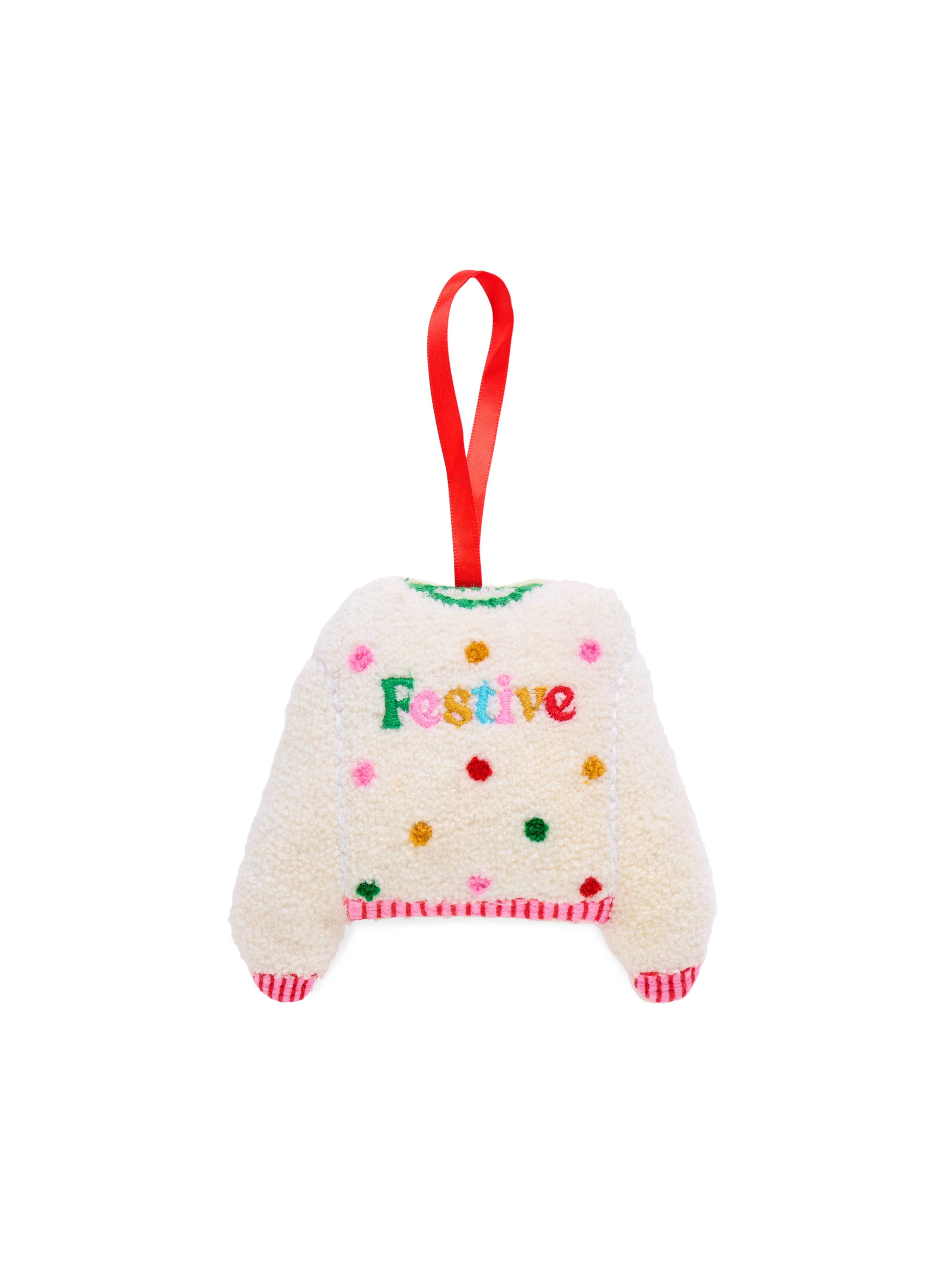 "Festive" Sweater Ornament