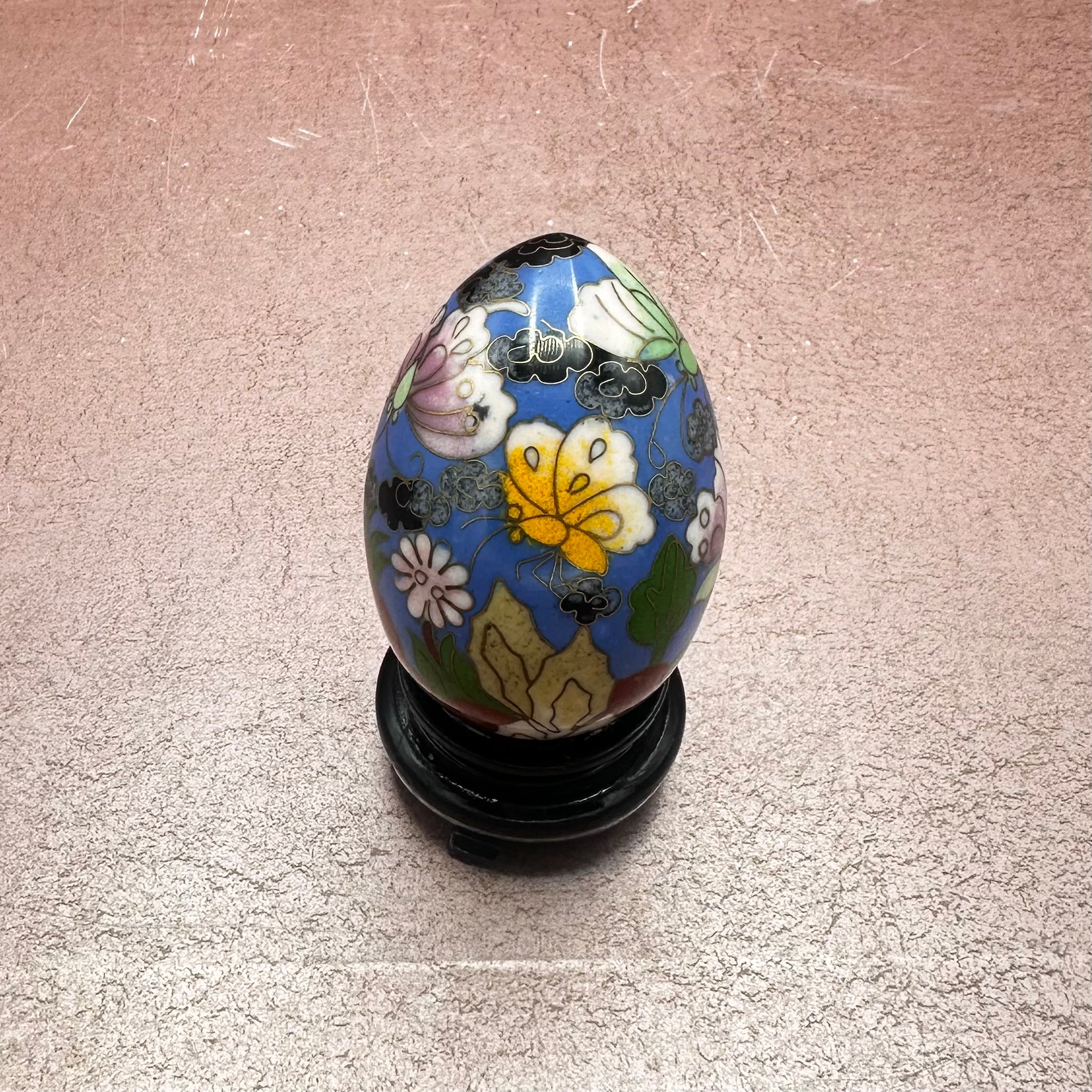 Cloisonné Eggs Floral