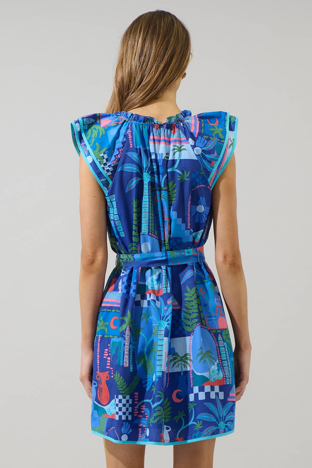 Punta Alta Olera Ruffle Mini Dress