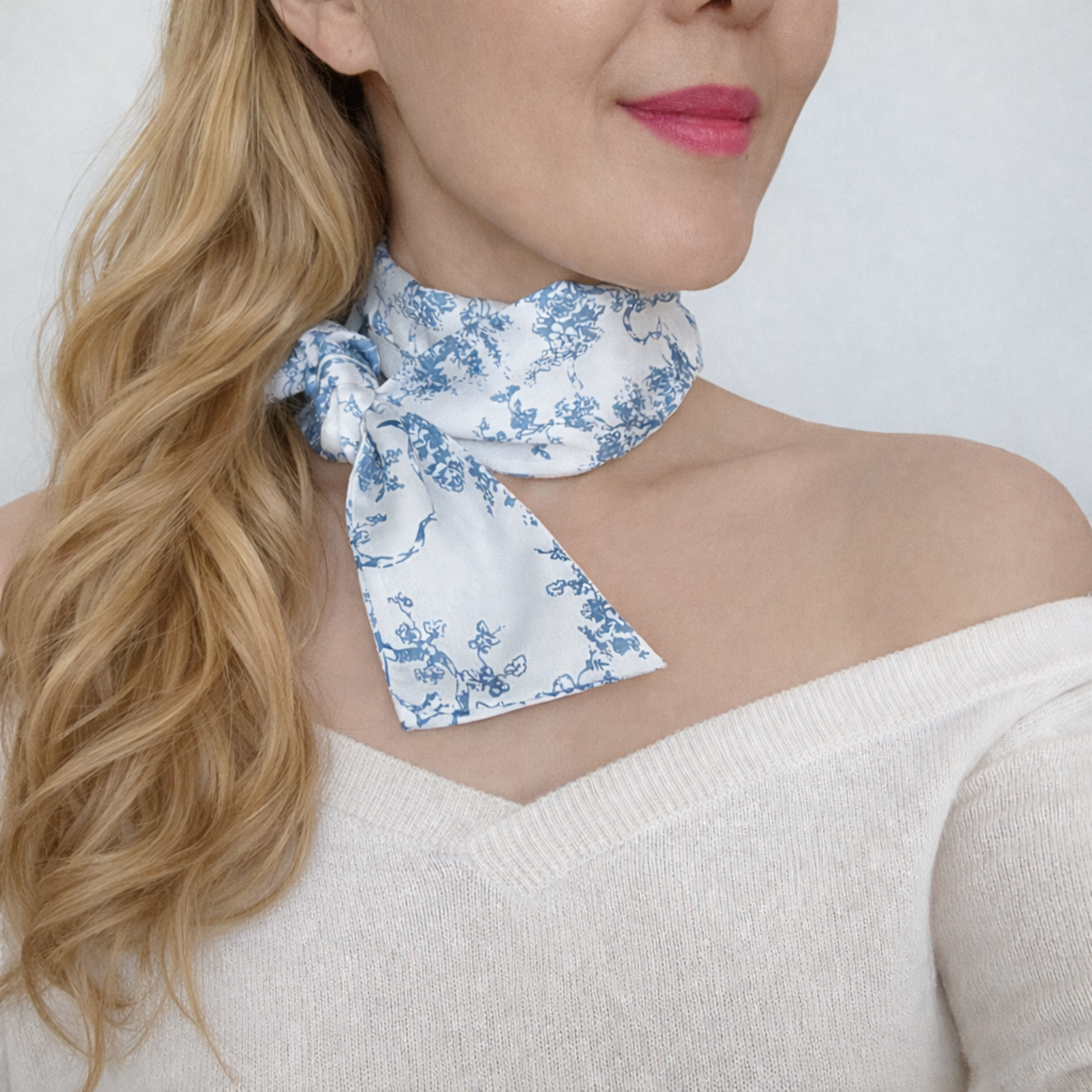 French Toile Sleek Twilly