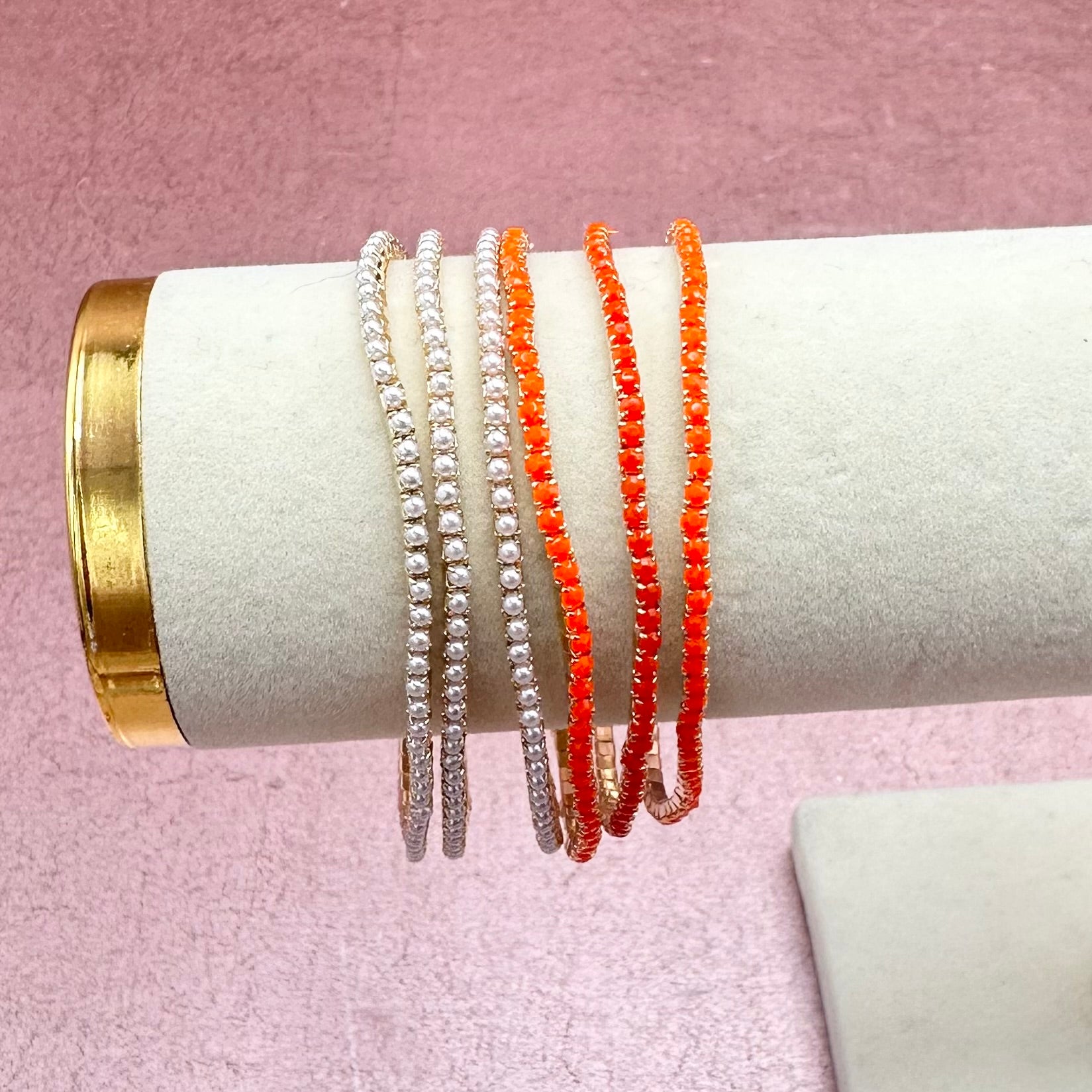 Rhinestone Gameday/Spirit Bracelet Stacks