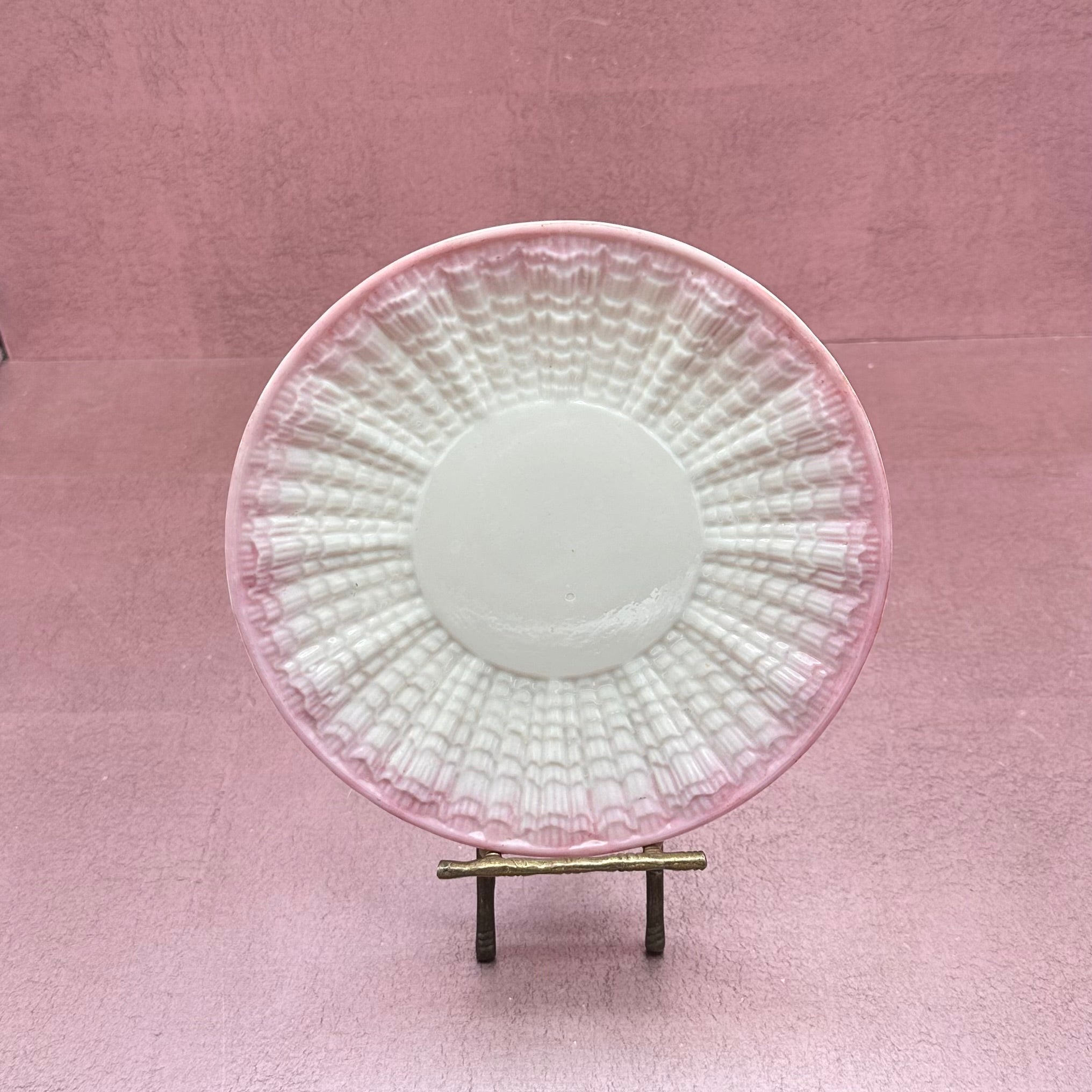 Pink & Cream Shell Plate