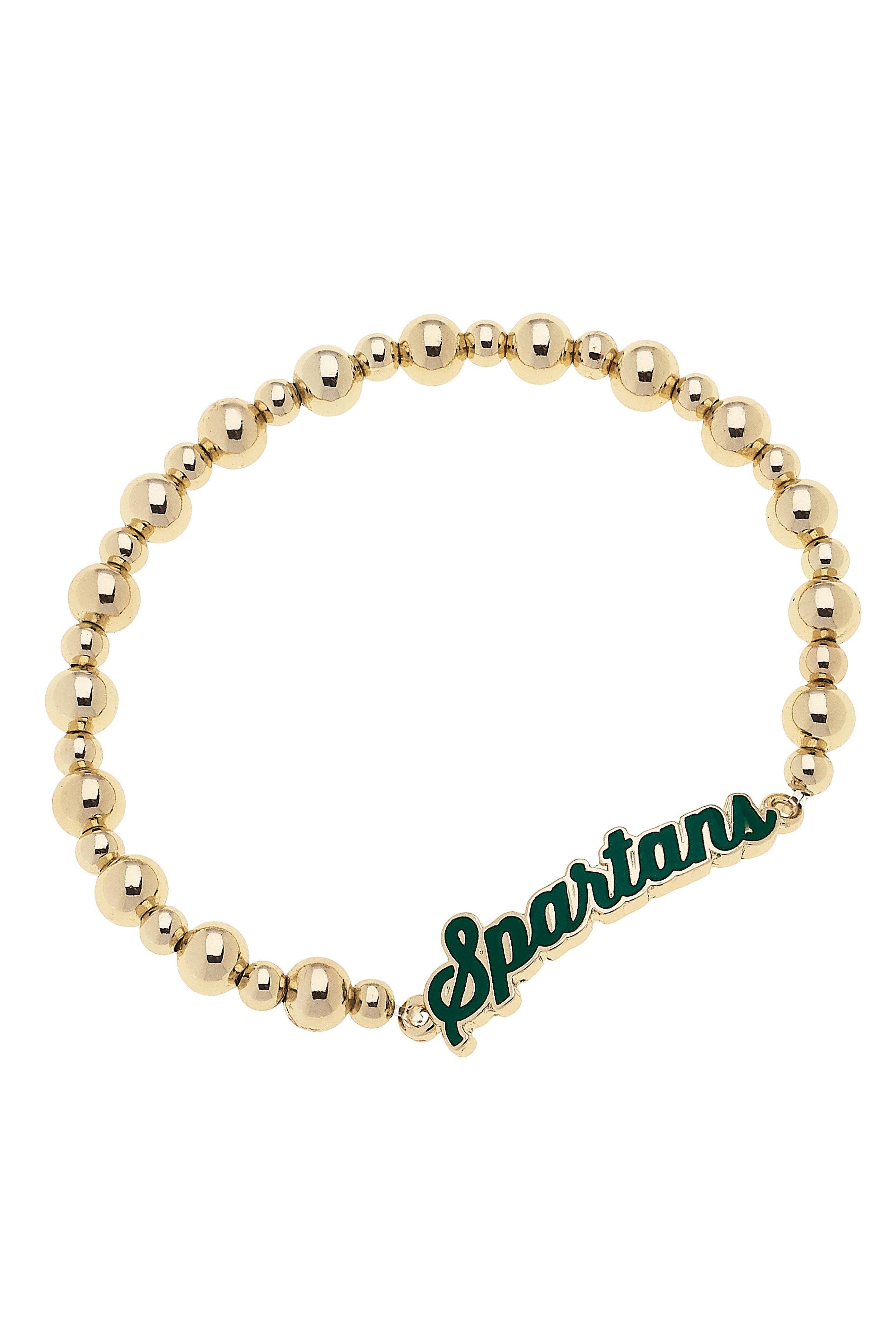 MichSpartans Autograph Enamel Stretch Bracelet