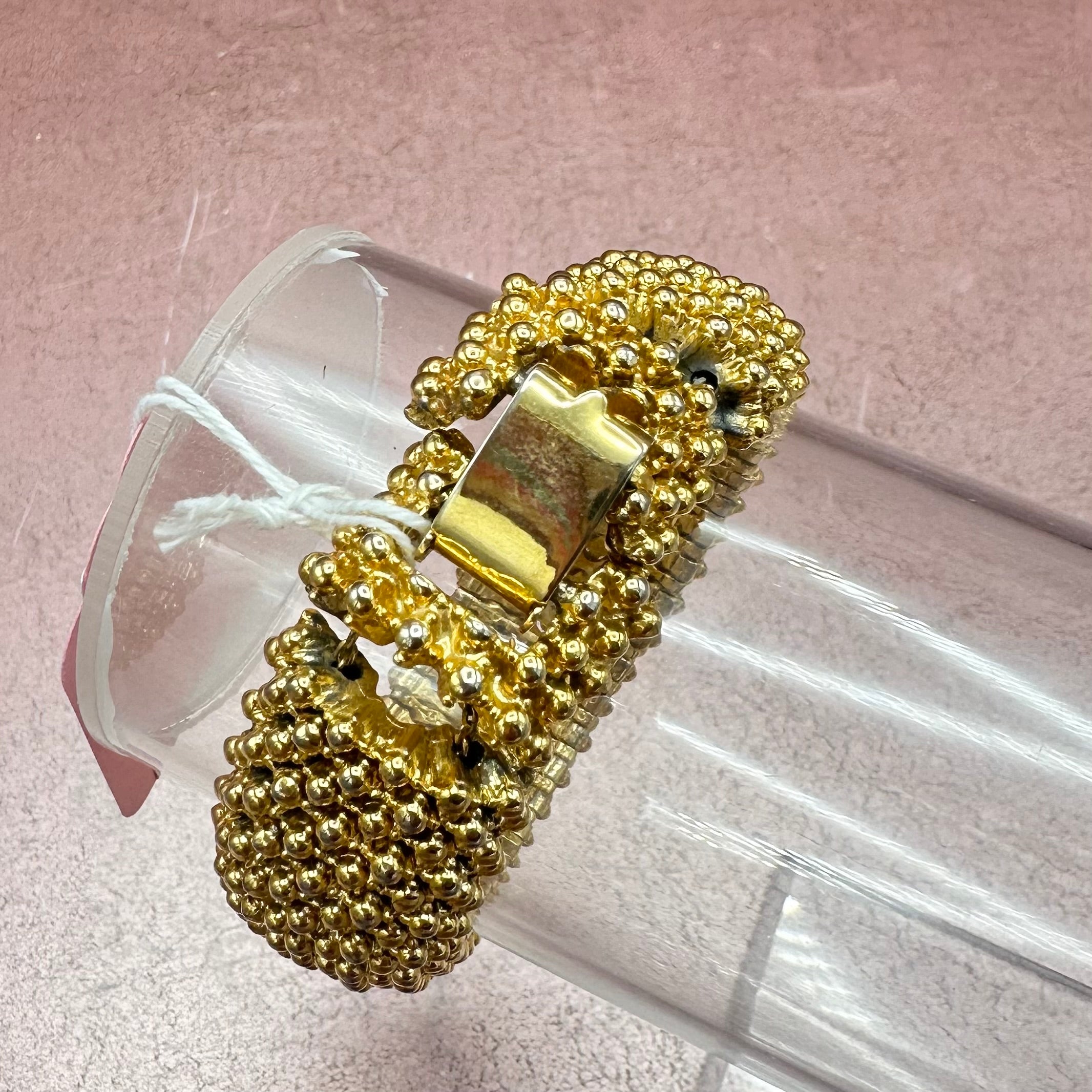 Vintage Gold Caviar Bracelet