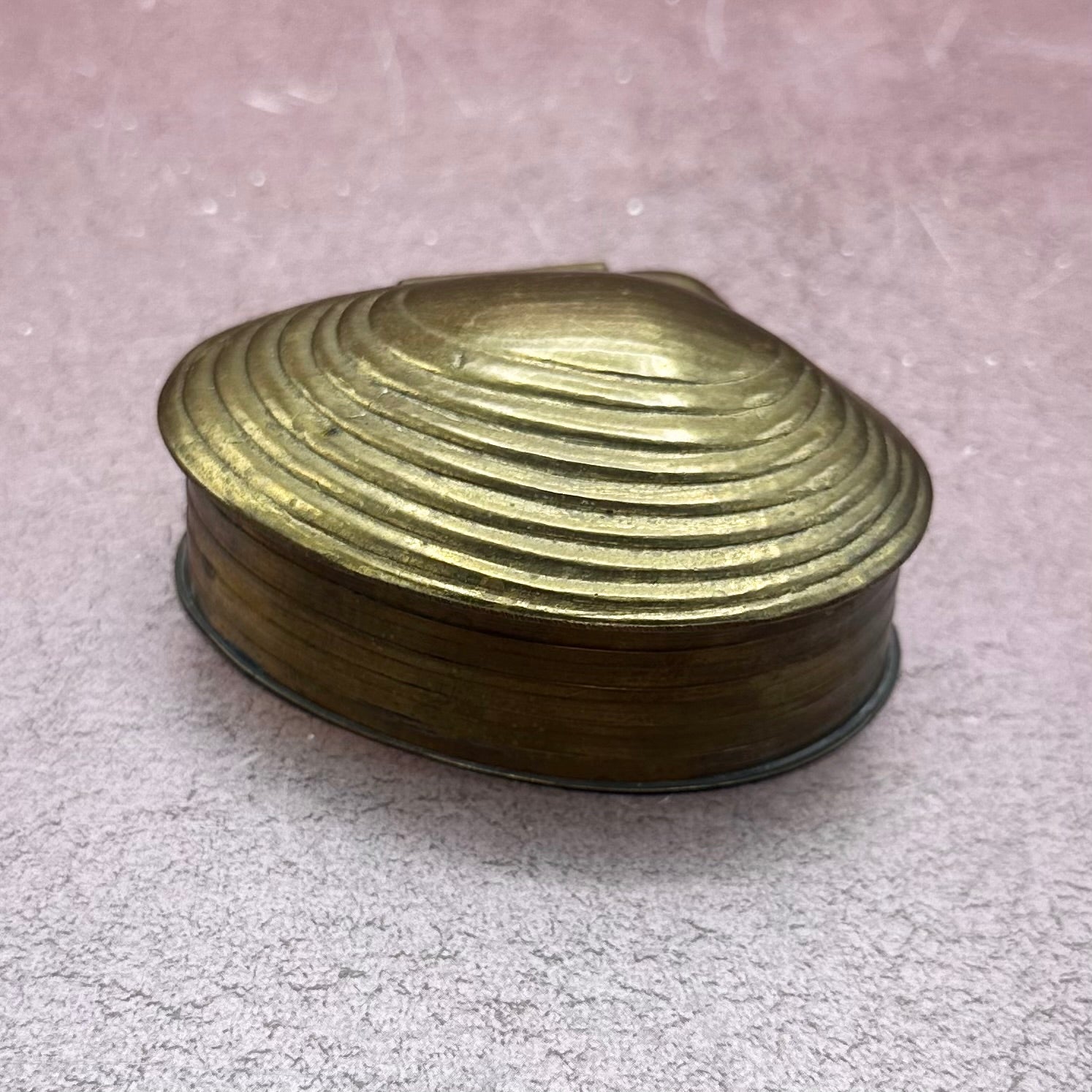 Brass Lidded Clam Shell