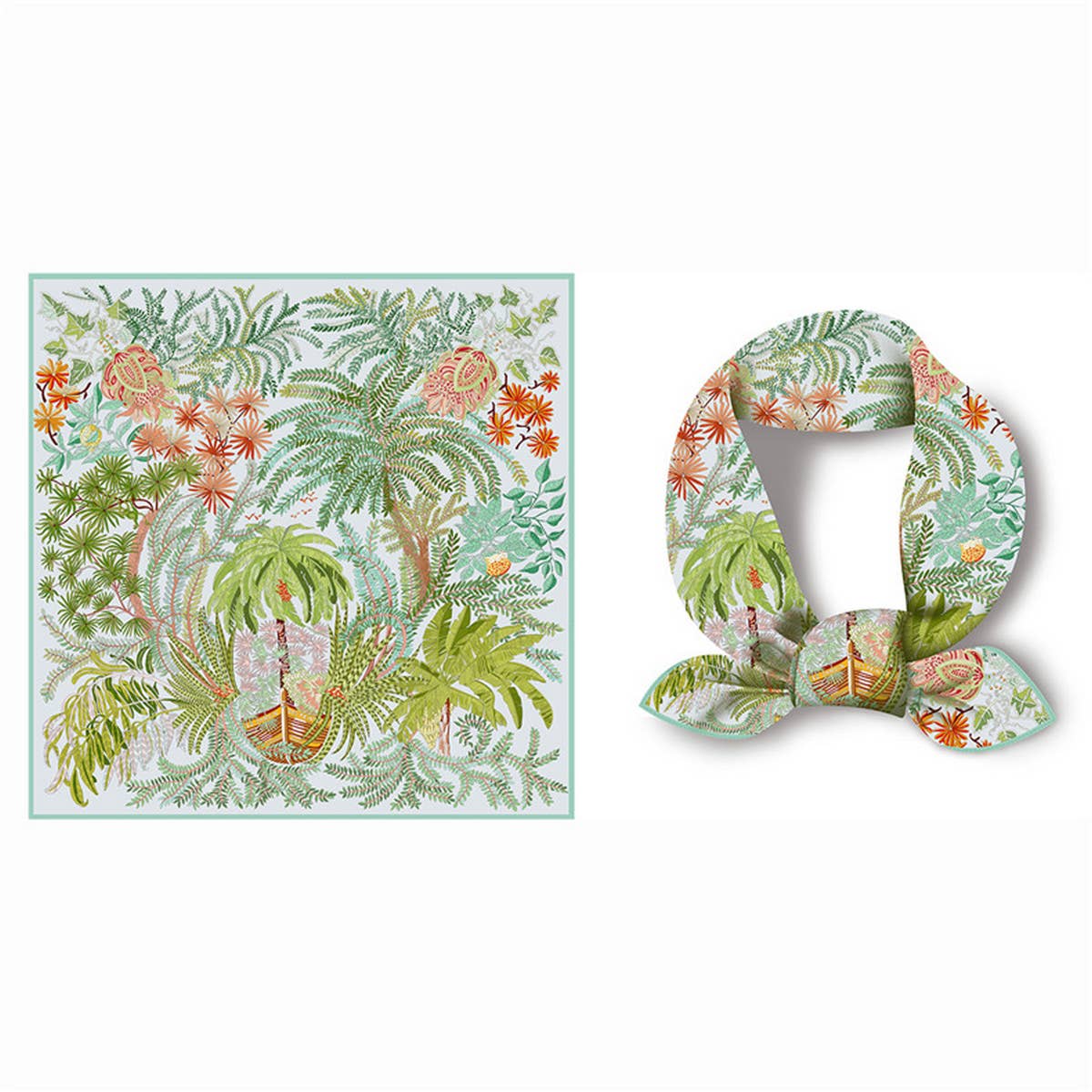 Palm Tree Tropical Scarf