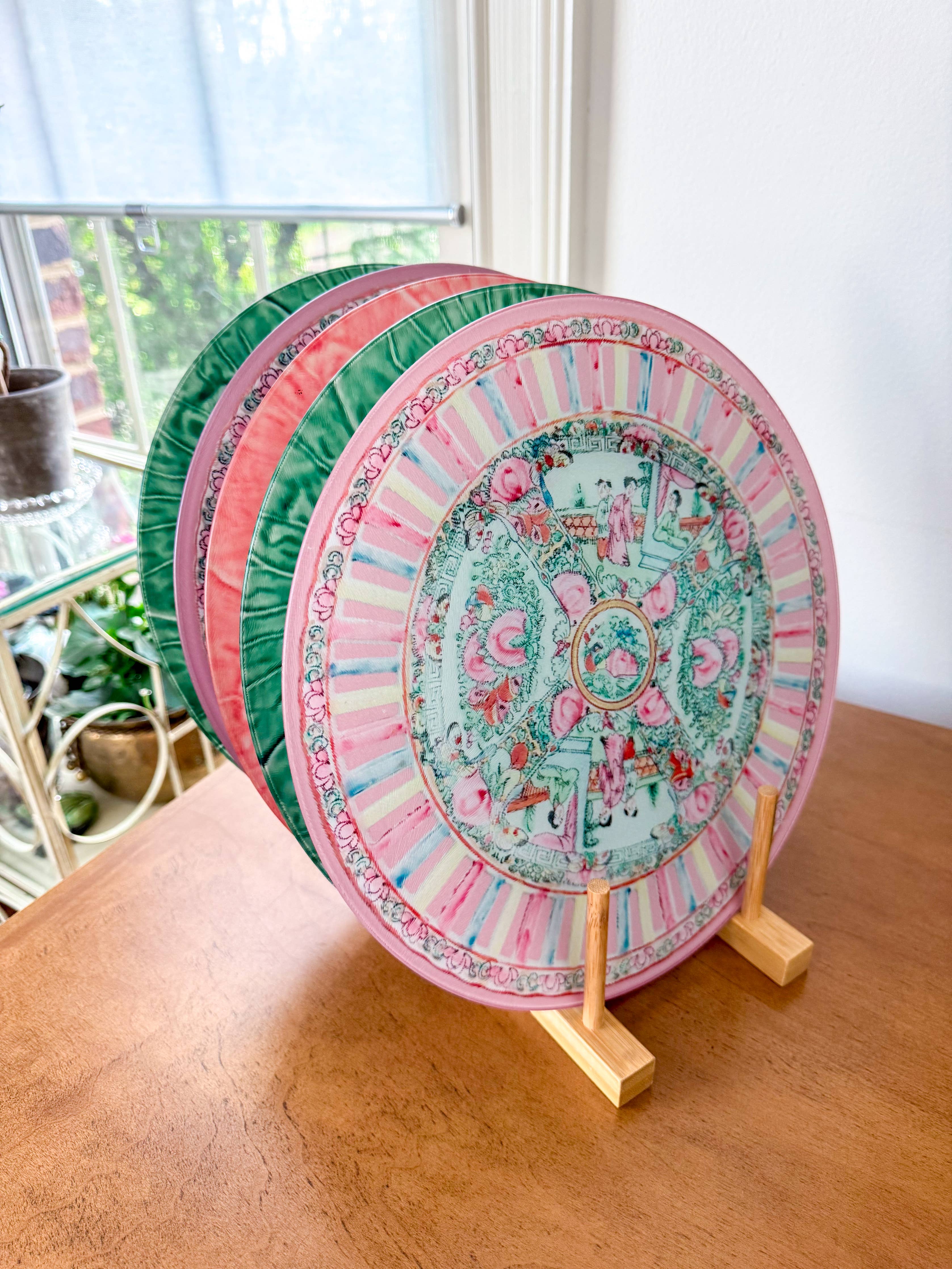 Grandmillennial China Plate Cutting Board