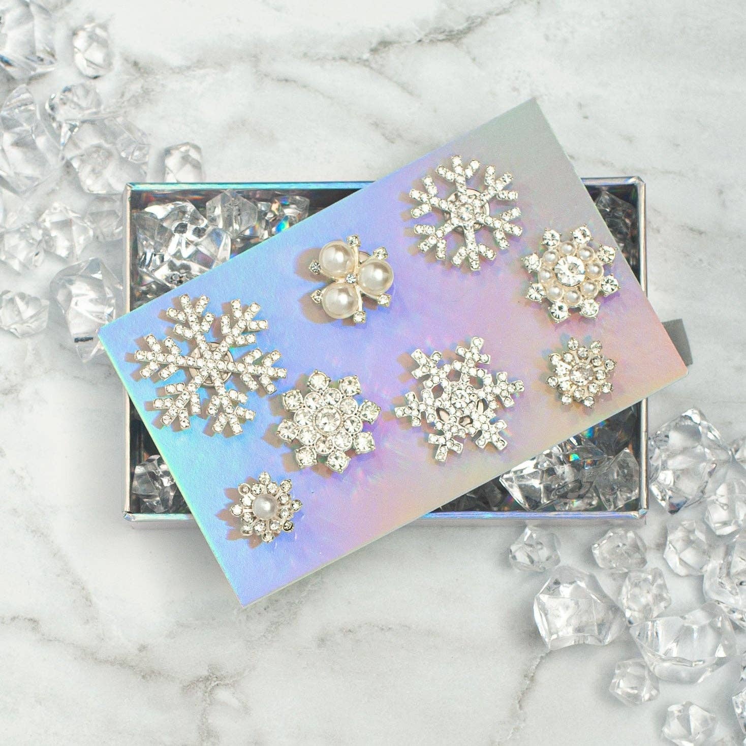 Snowflake Cheers Charms