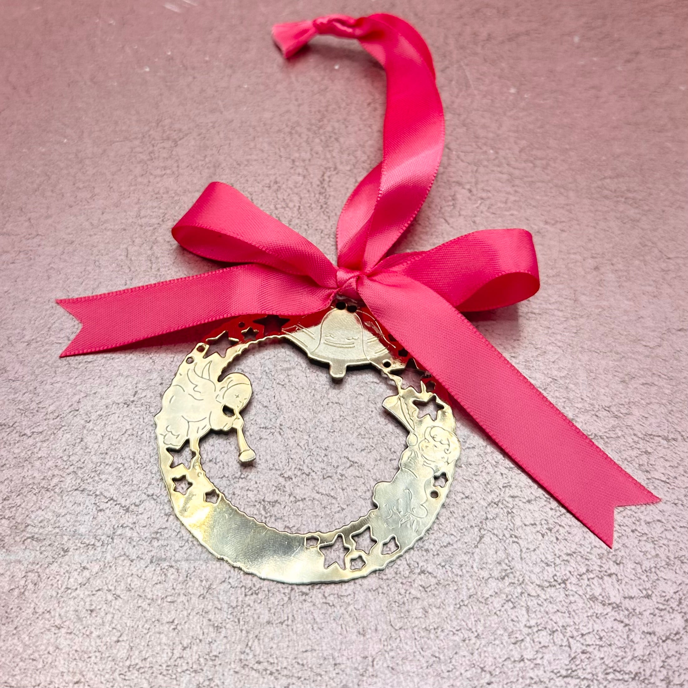 Vintage Gold Metal Ornaments