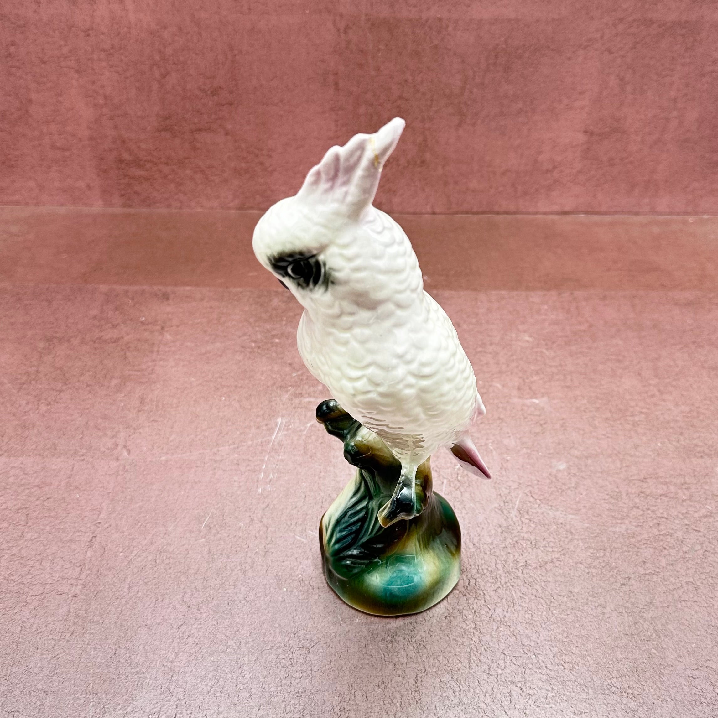 Vintage Parrot Porcelain Figurine
