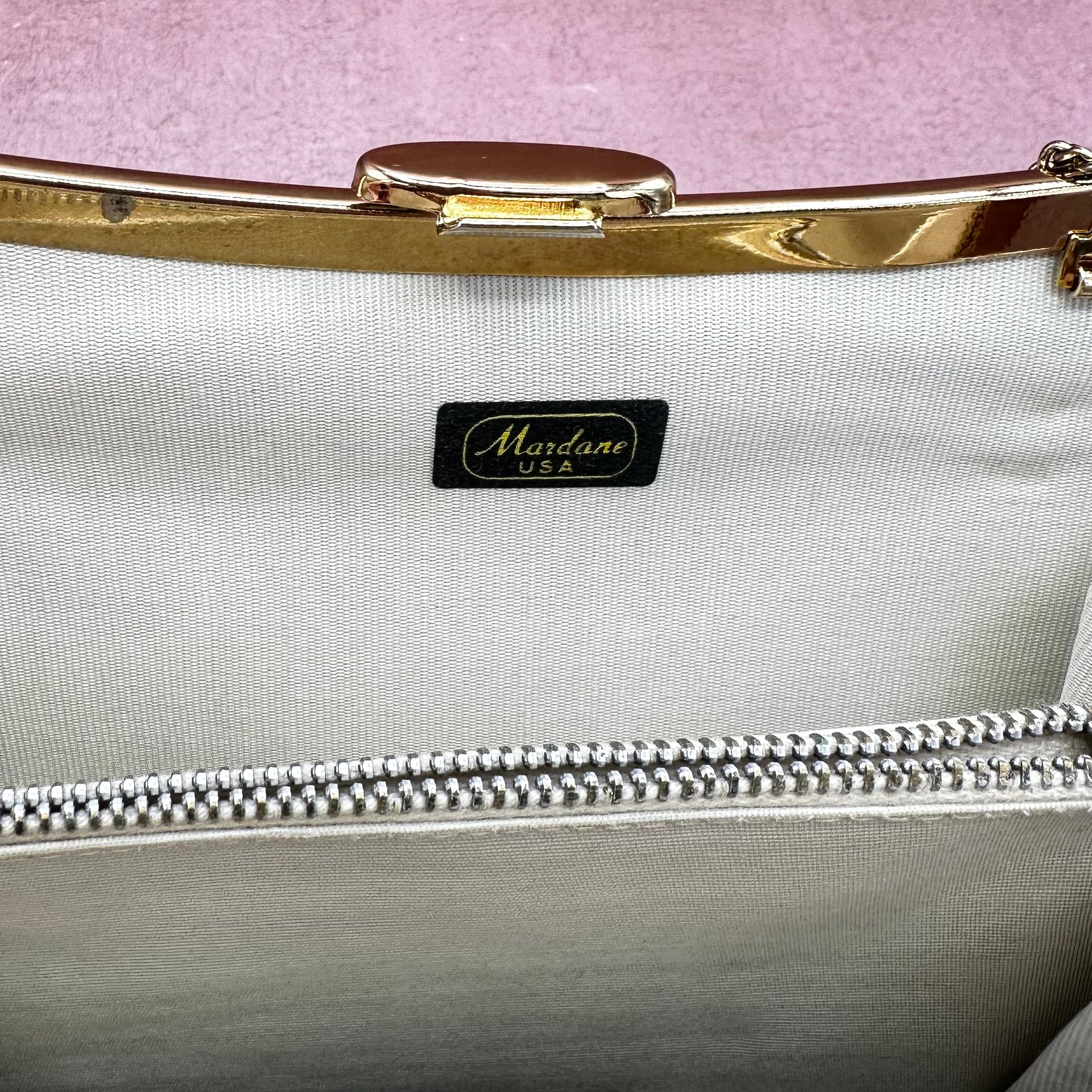 Mardane Vintage Gold Purse w/ Chain