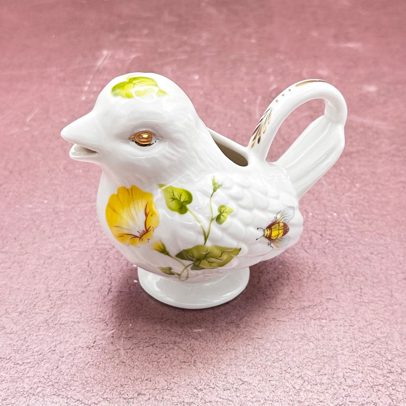 Floral Bird Creamer