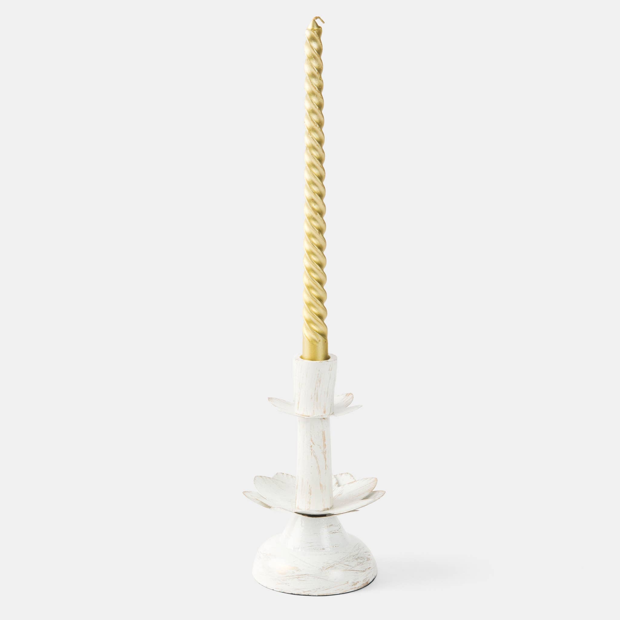 Lotus Bloom Tapered Candleholders