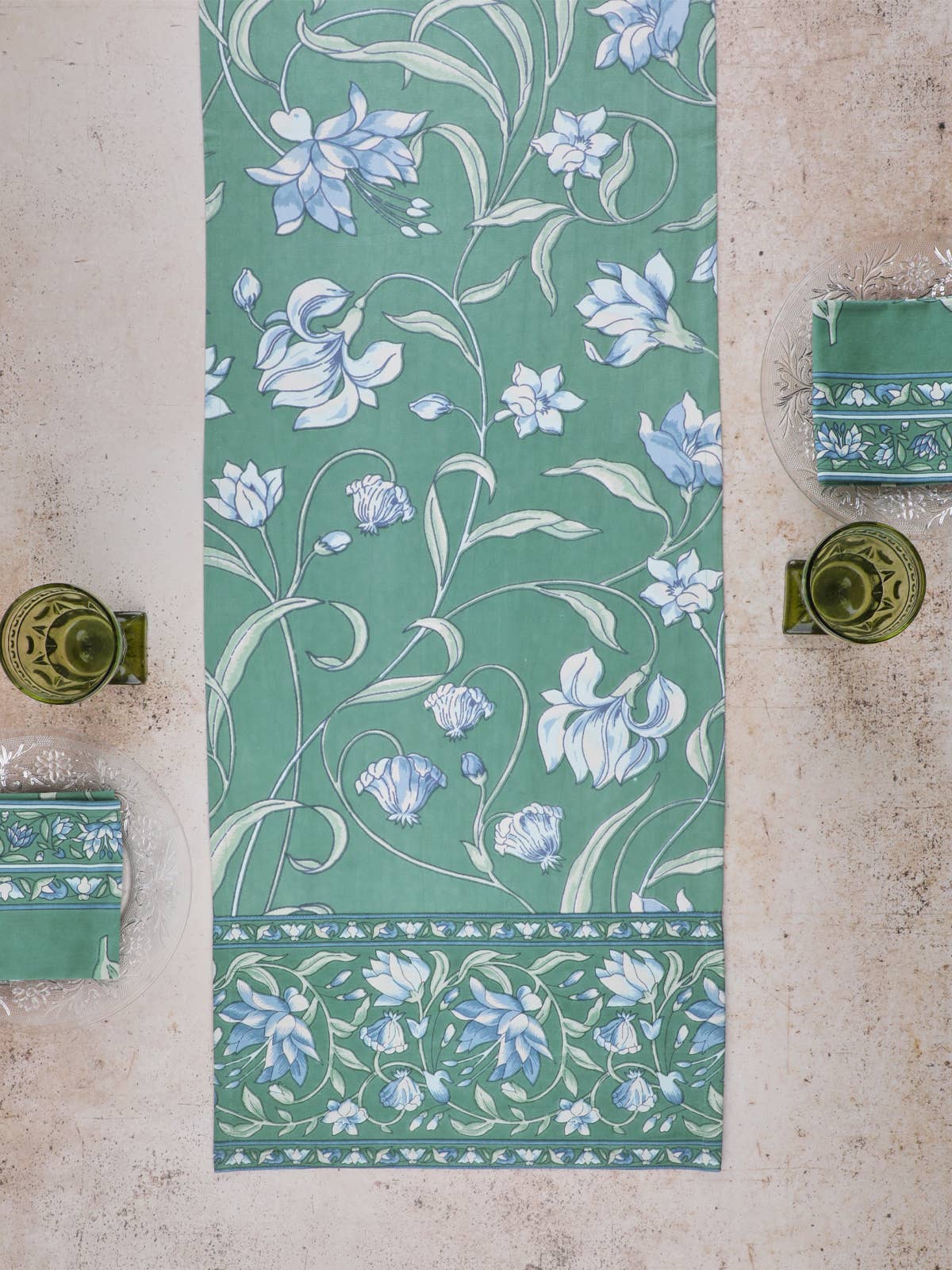 Ajmeer Runner - Jade Green