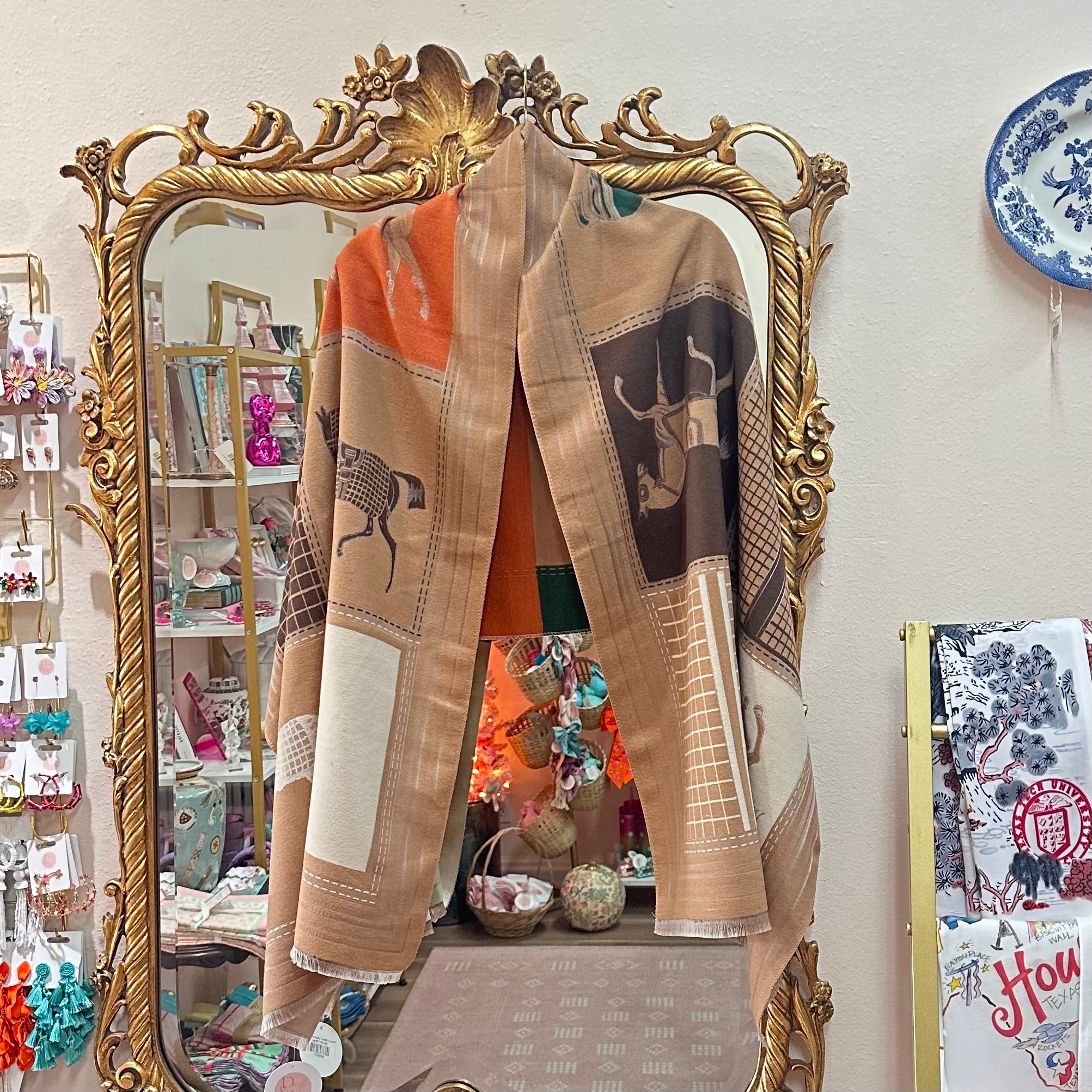 Horse Imitation Cashmere Shaw