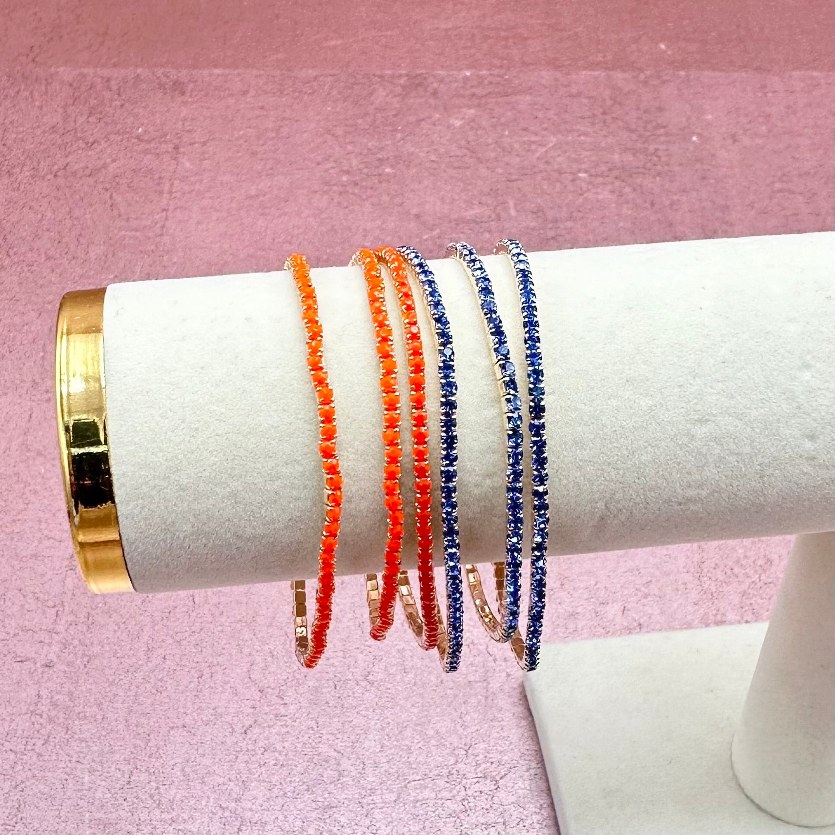 Rhinestone Gameday/Spirit Bracelet Stacks