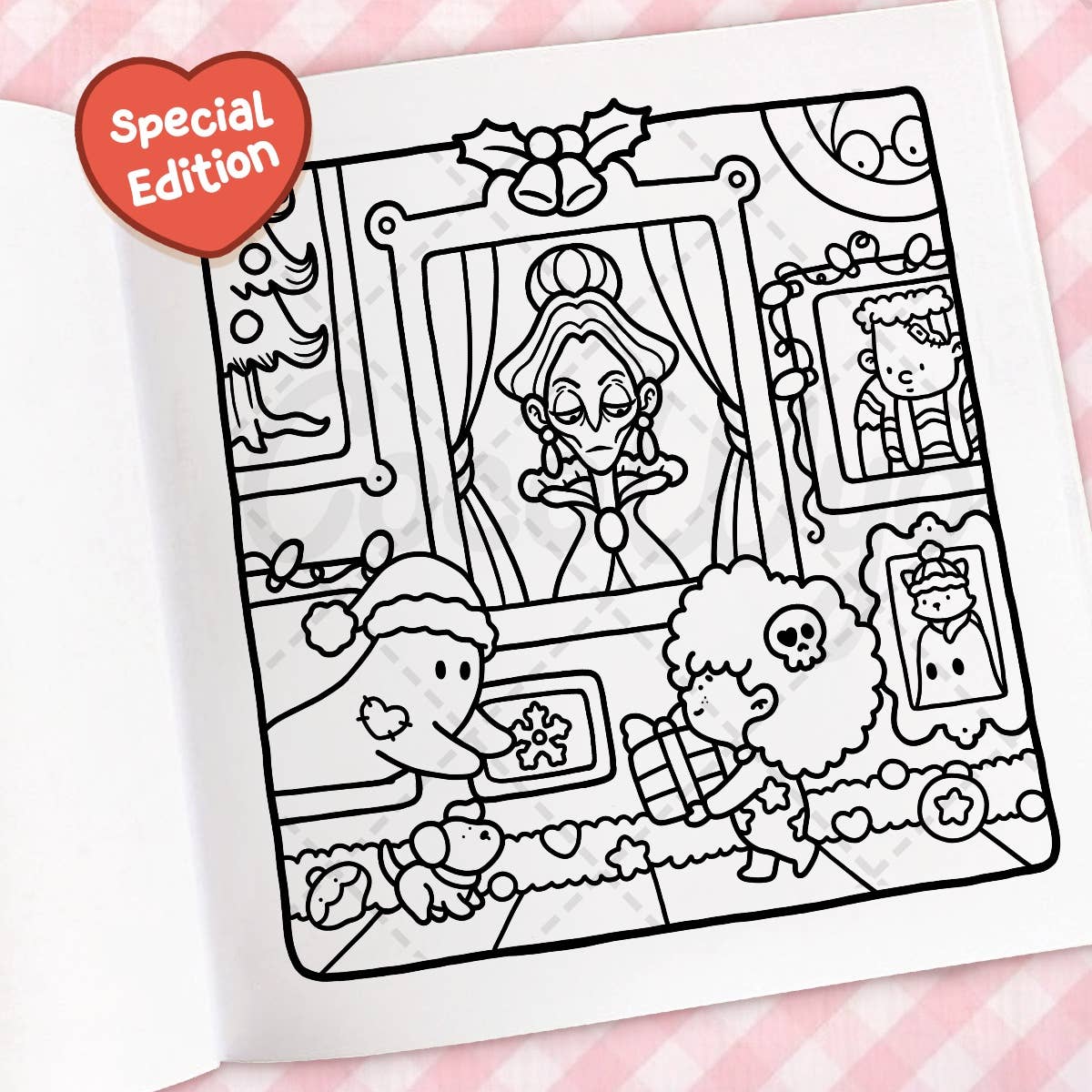 Cozy Christmas Comfy Coloring Book