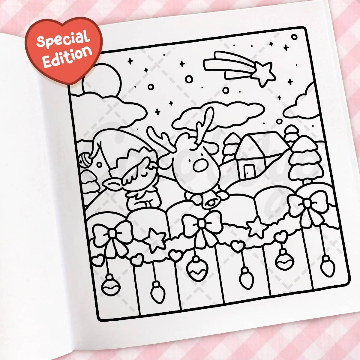Cozy Christmas Comfy Coloring Book