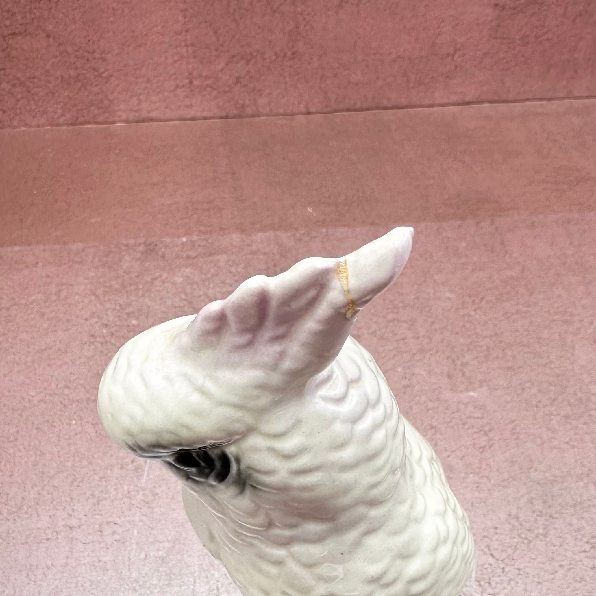 Vintage Parrot Porcelain Figurine