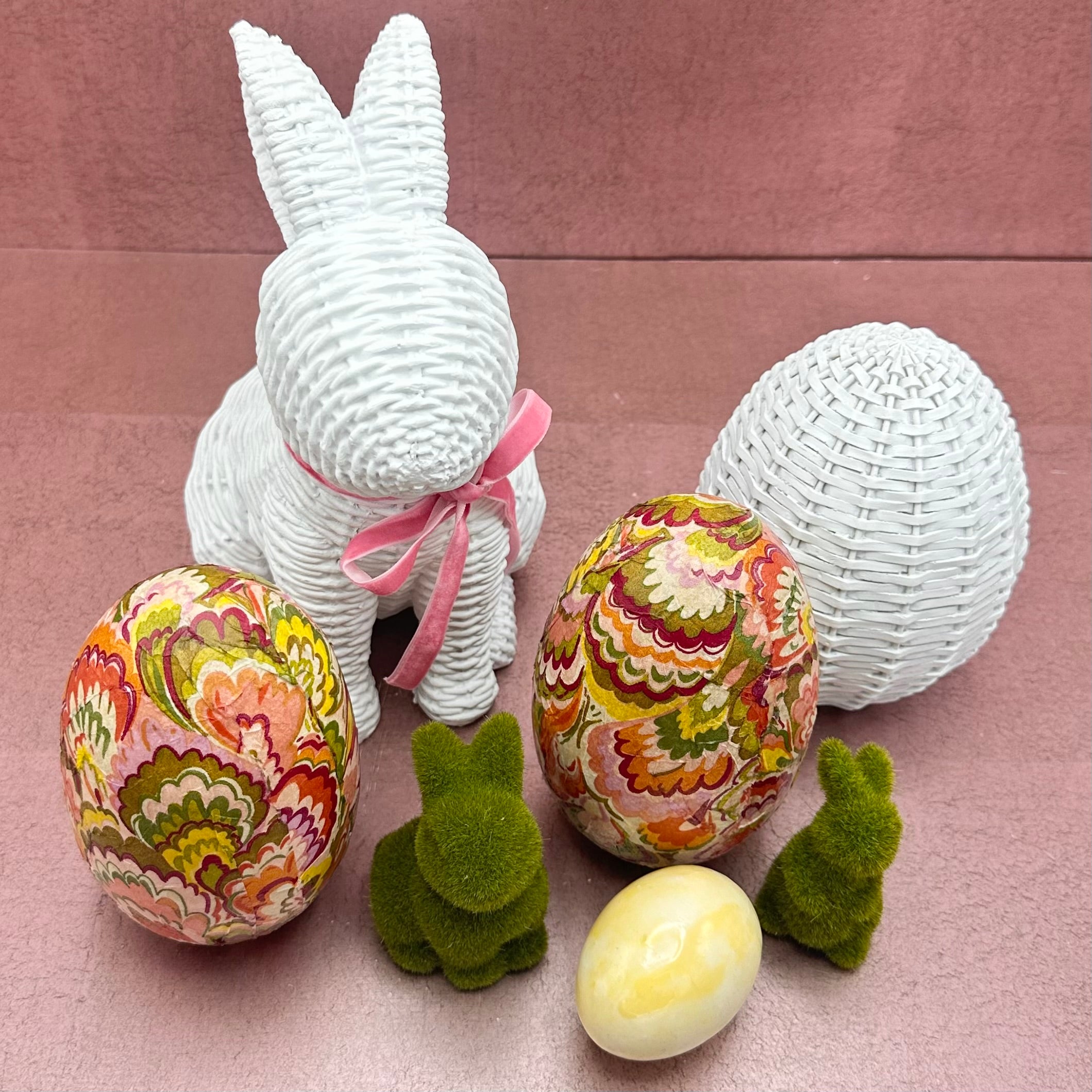 Decoupaged Easter Eggs