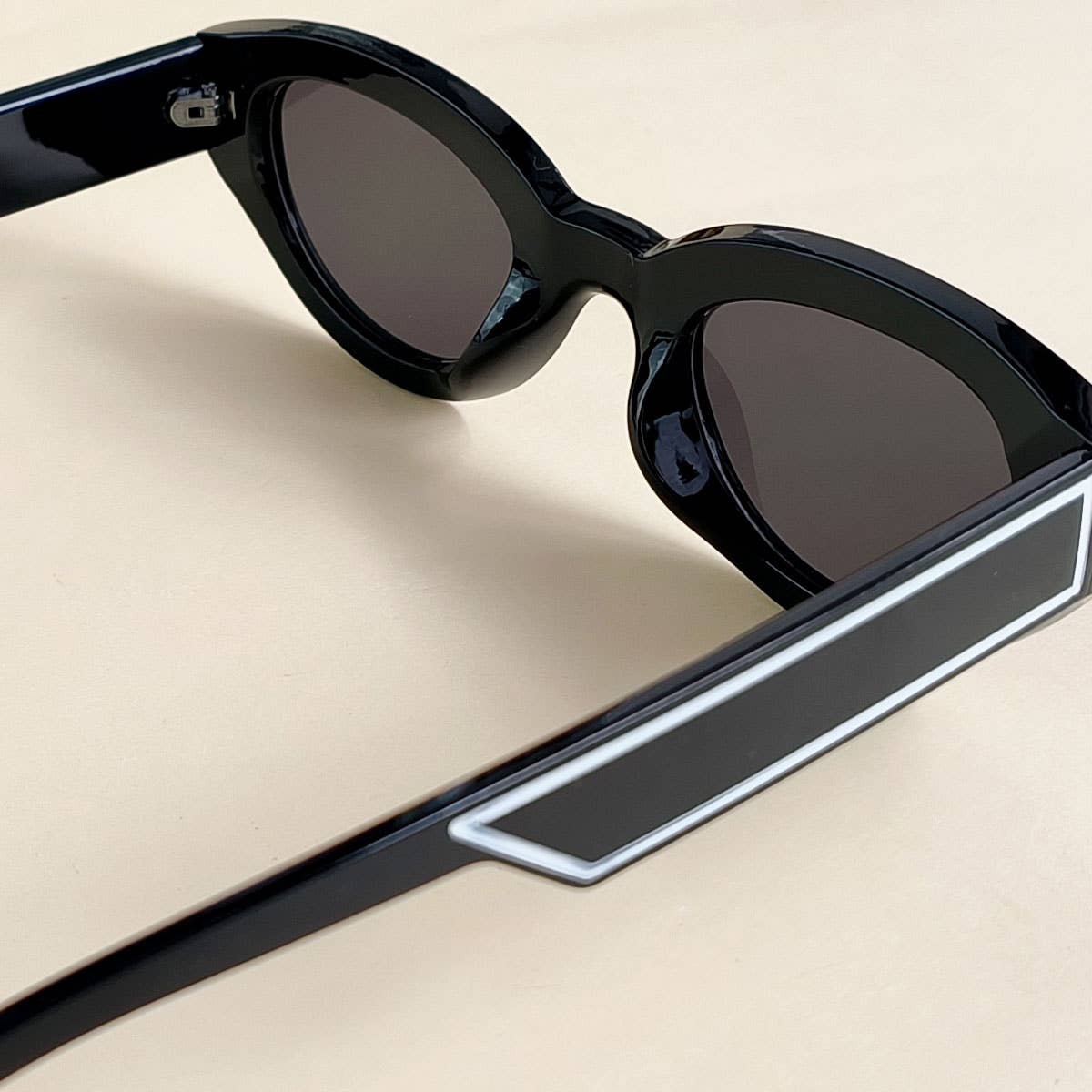 Cat Eye Lined Sunglasses