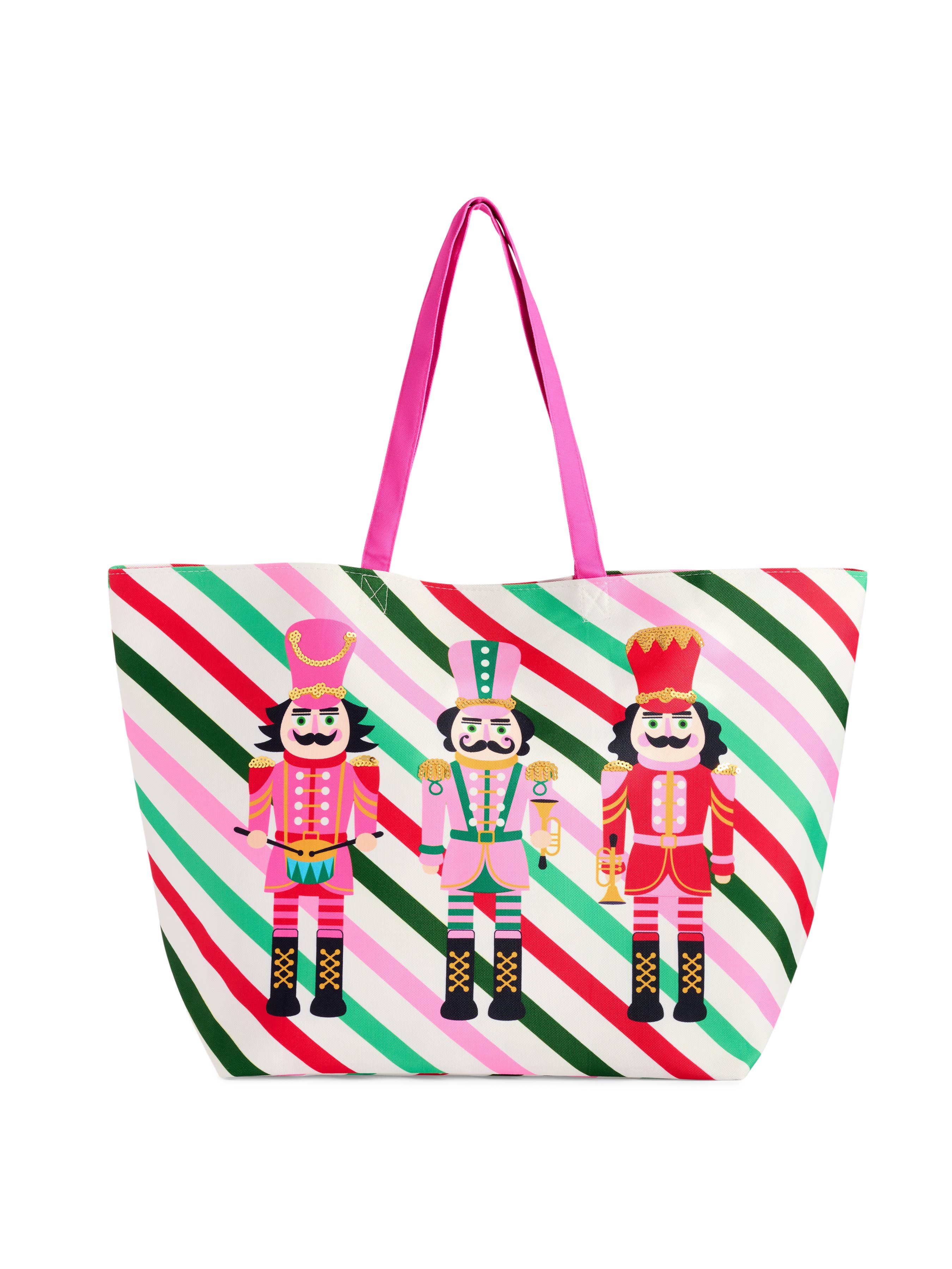 Nutcrackers Gifting Tote Striped