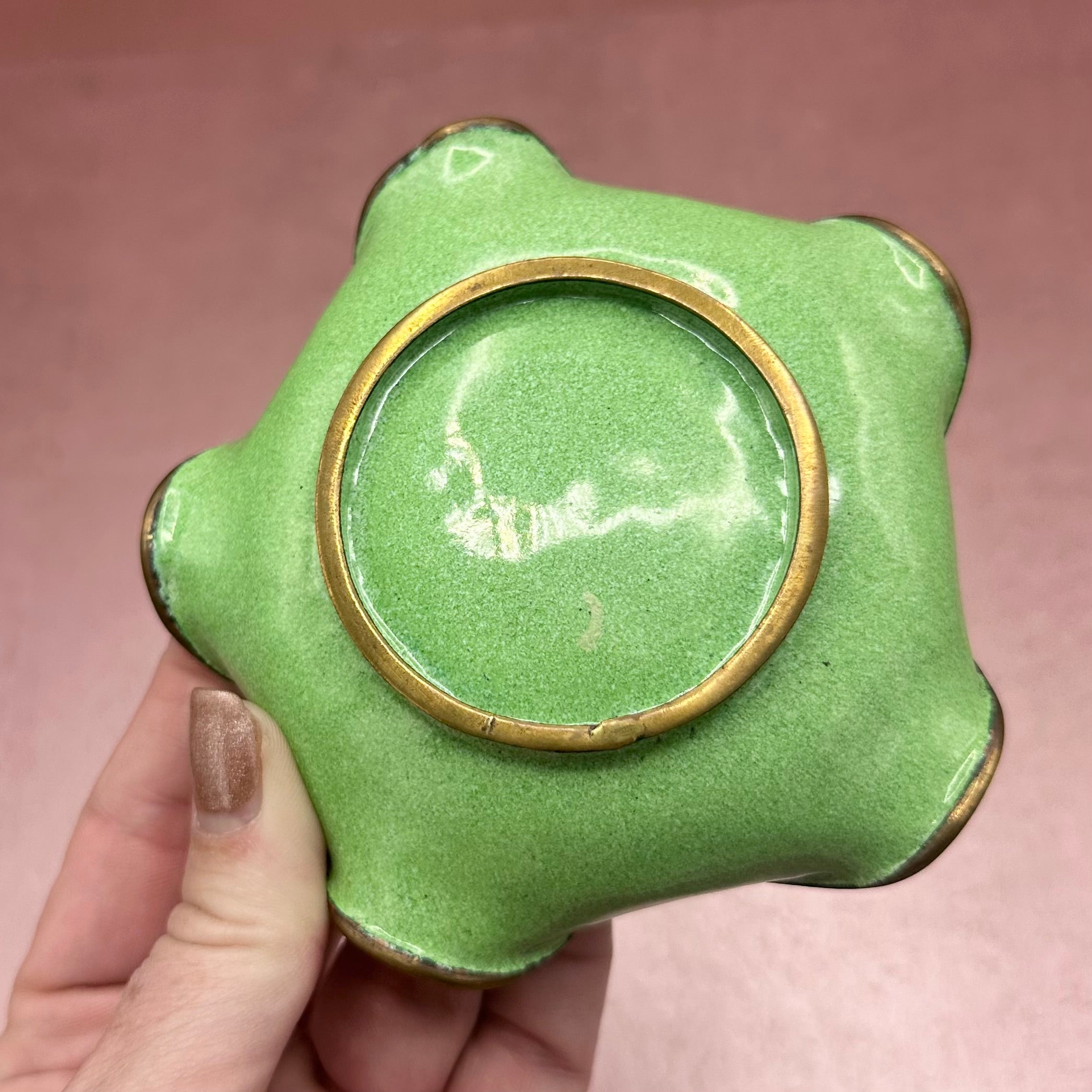 Cloisonné Ruffle Plate