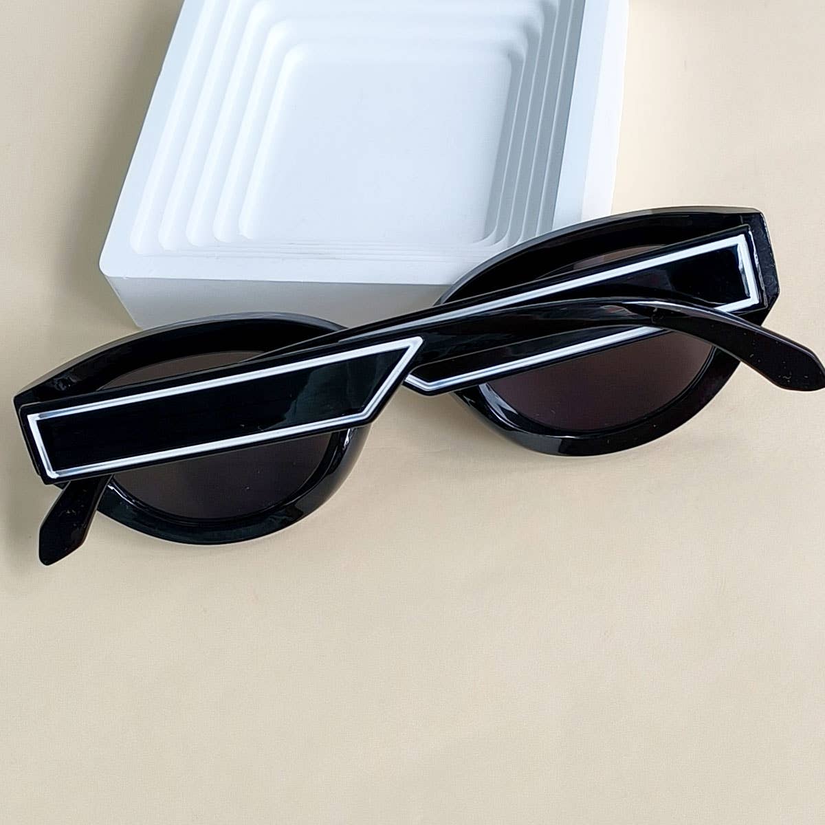 Cat Eye Lined Sunglasses