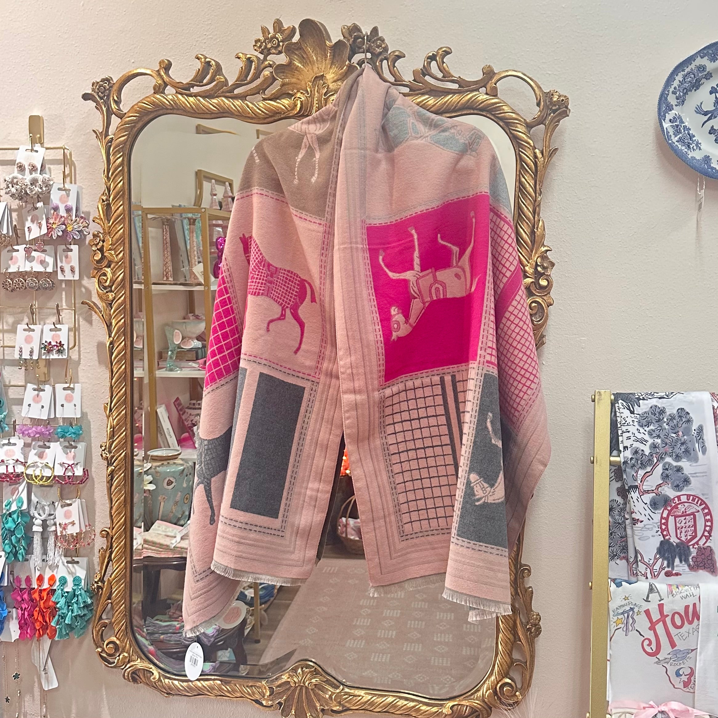 Horse Imitation Cashmere Shaw