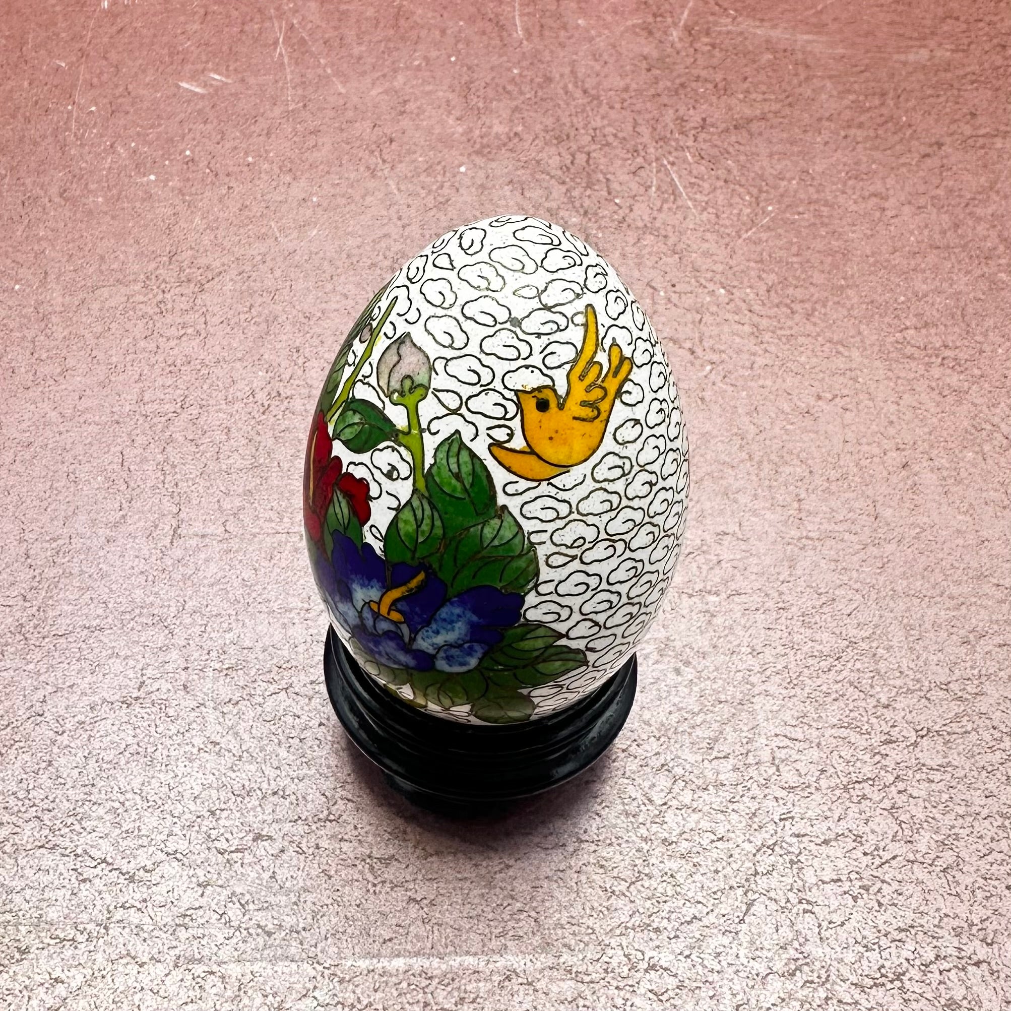 Cloisonné Eggs Floral