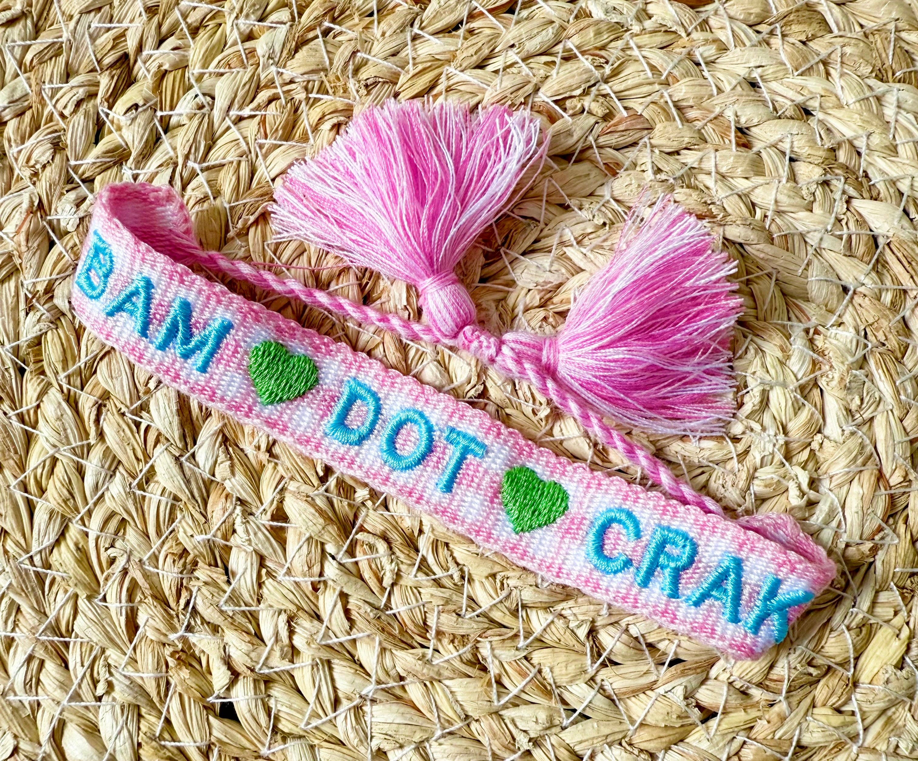 Bam Dot Crak Woven Adjustable Bracelet