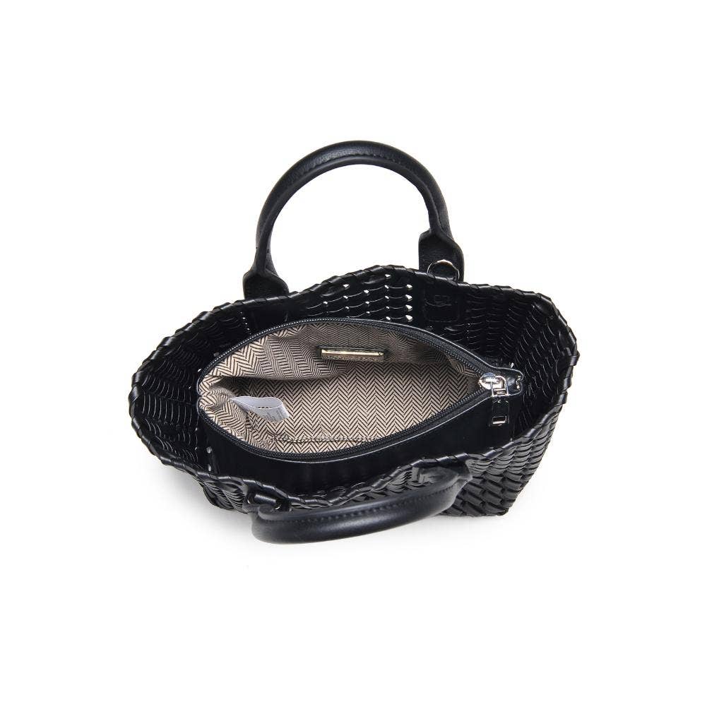 Paisley Woven Crossbody Tote