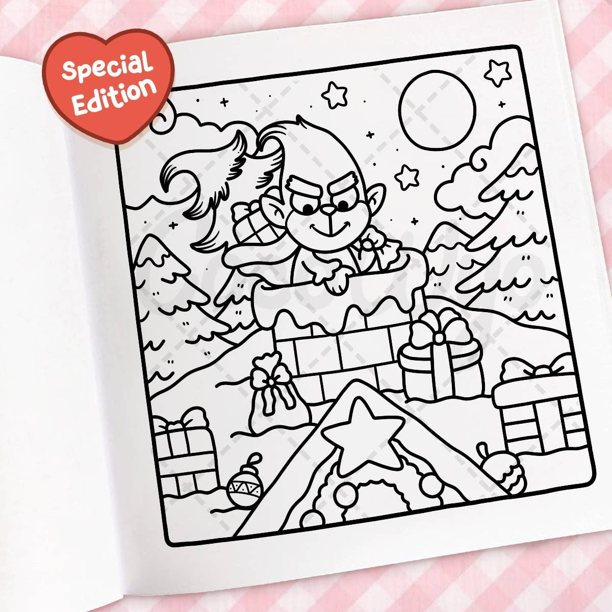 Cozy Christmas Comfy Coloring Book