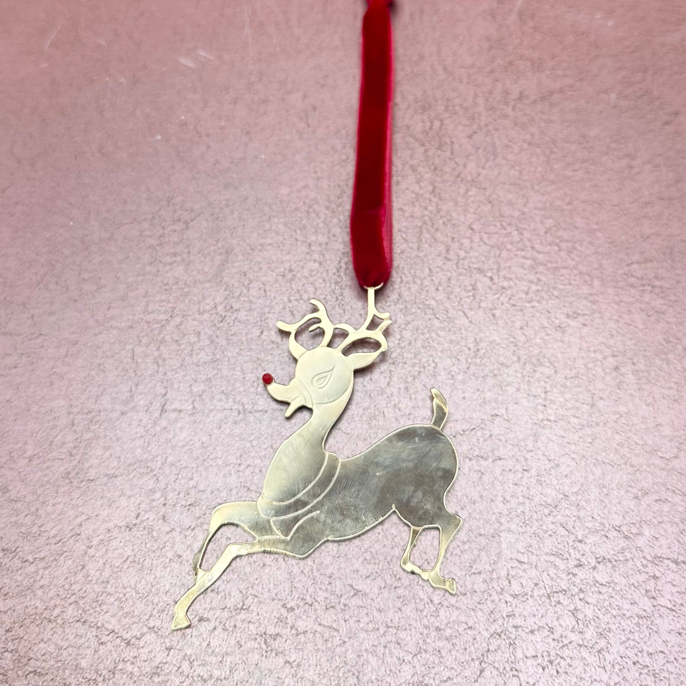 Vintage Gold Metal Ornaments