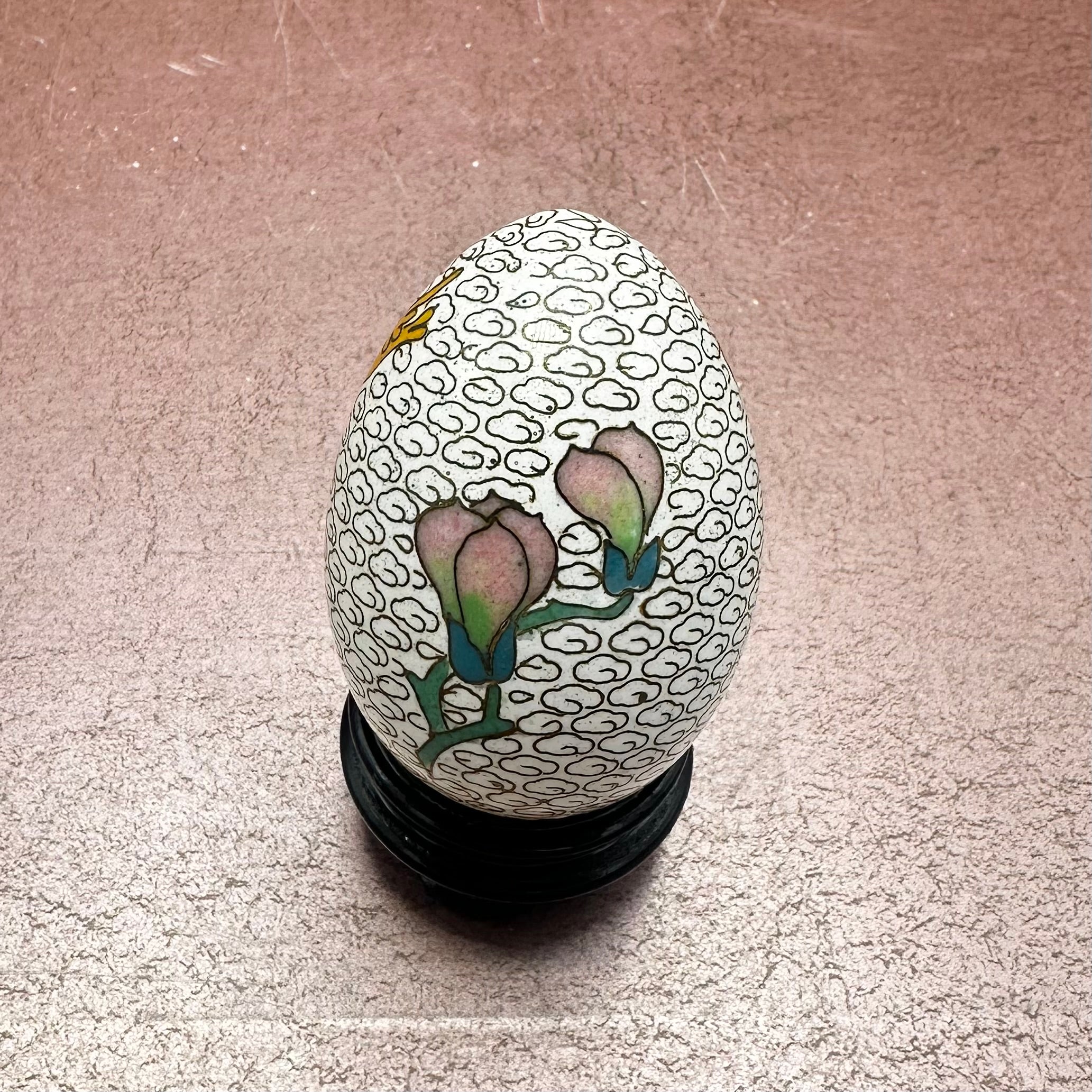 Cloisonné Eggs Floral