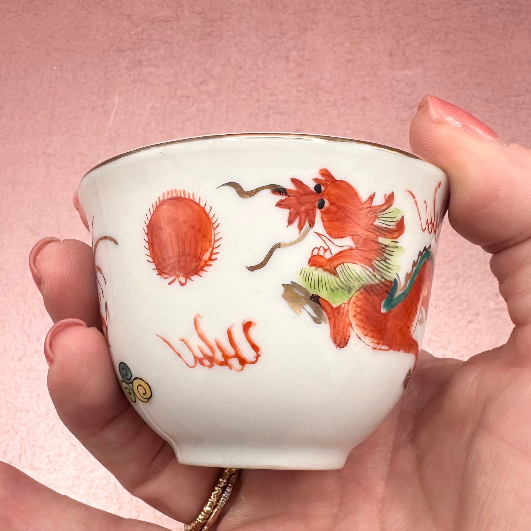 Dragon Sake Cup Candle