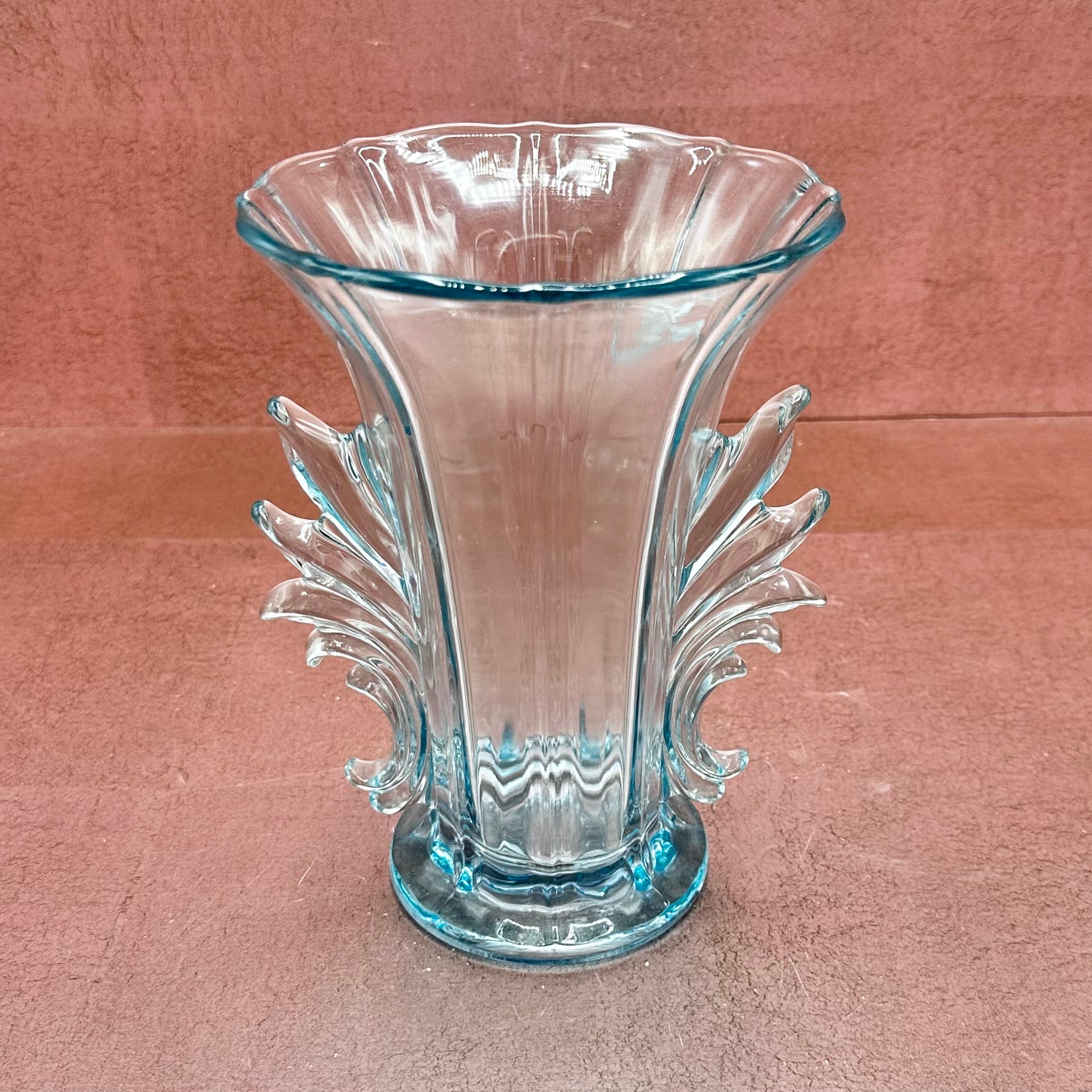 Aqua Flair Fostoria Baroque Vase