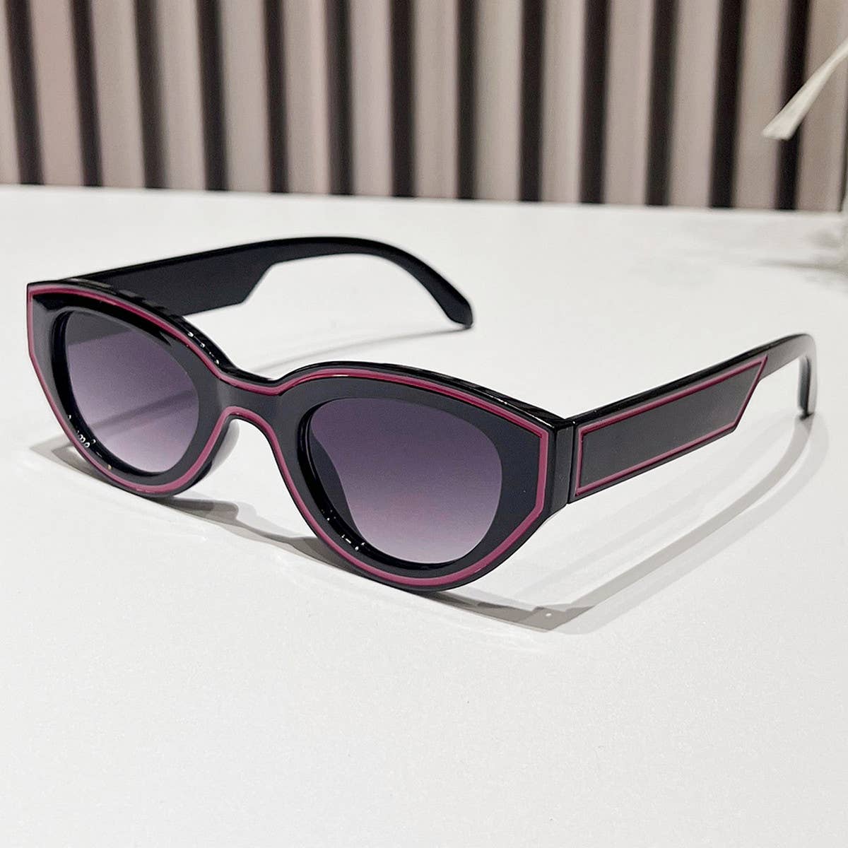 Cat Eye Lined Sunglasses