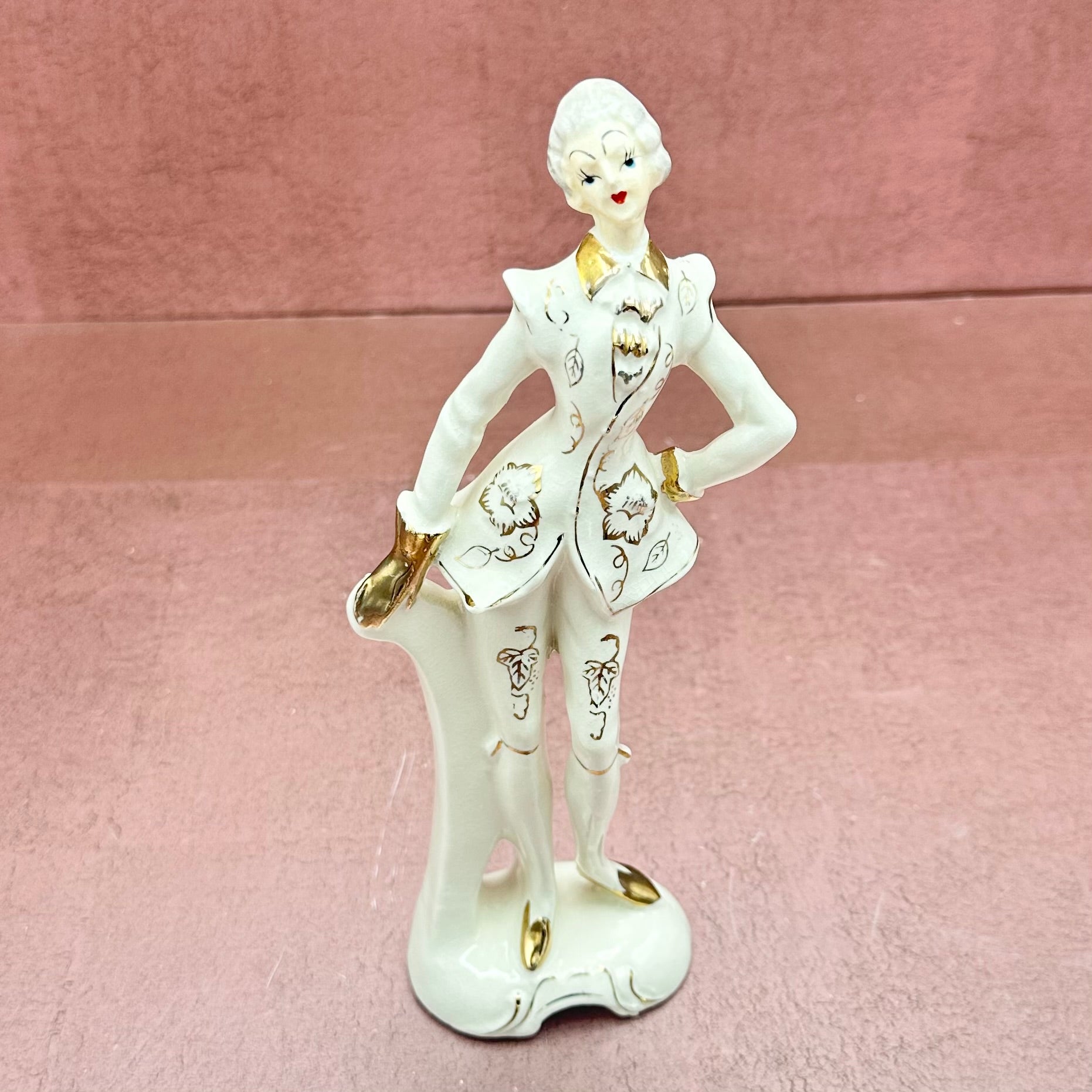 Porcelain French Aristocrat Statue