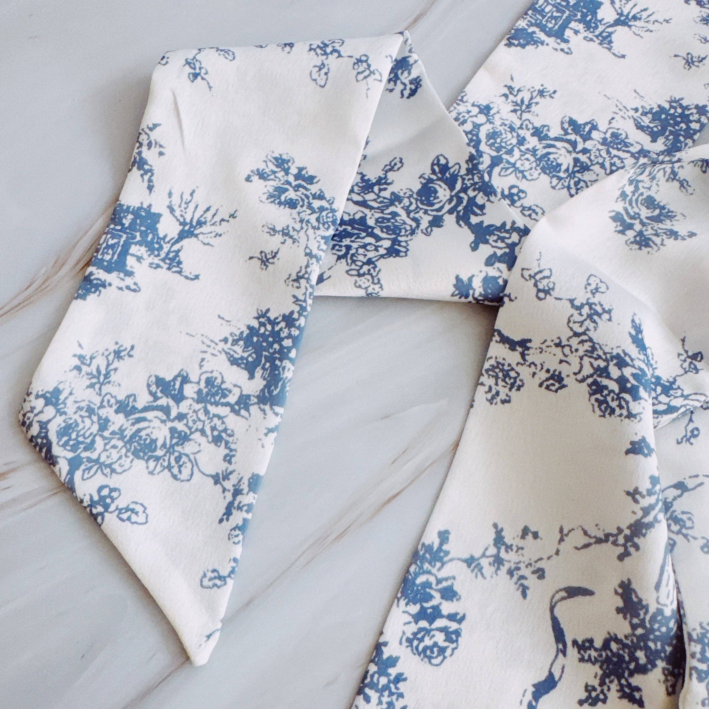 French Toile Sleek Twilly