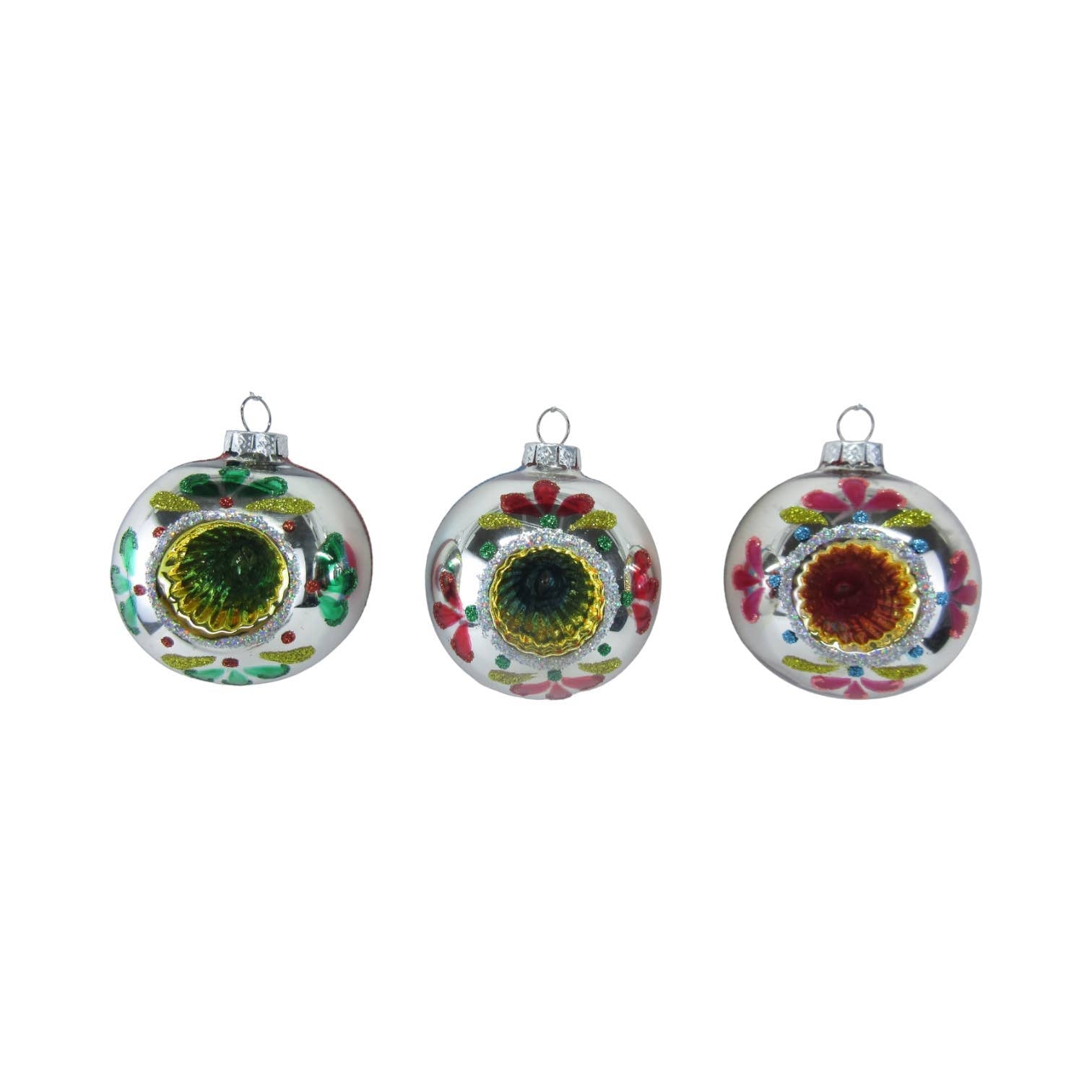 Vintage Painted Ornaments