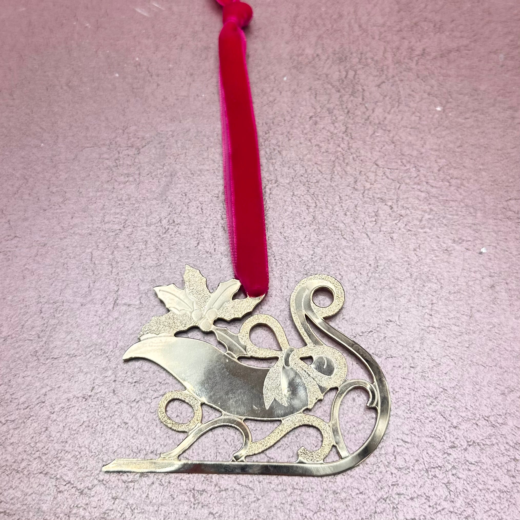 Vintage Gold Metal Ornaments