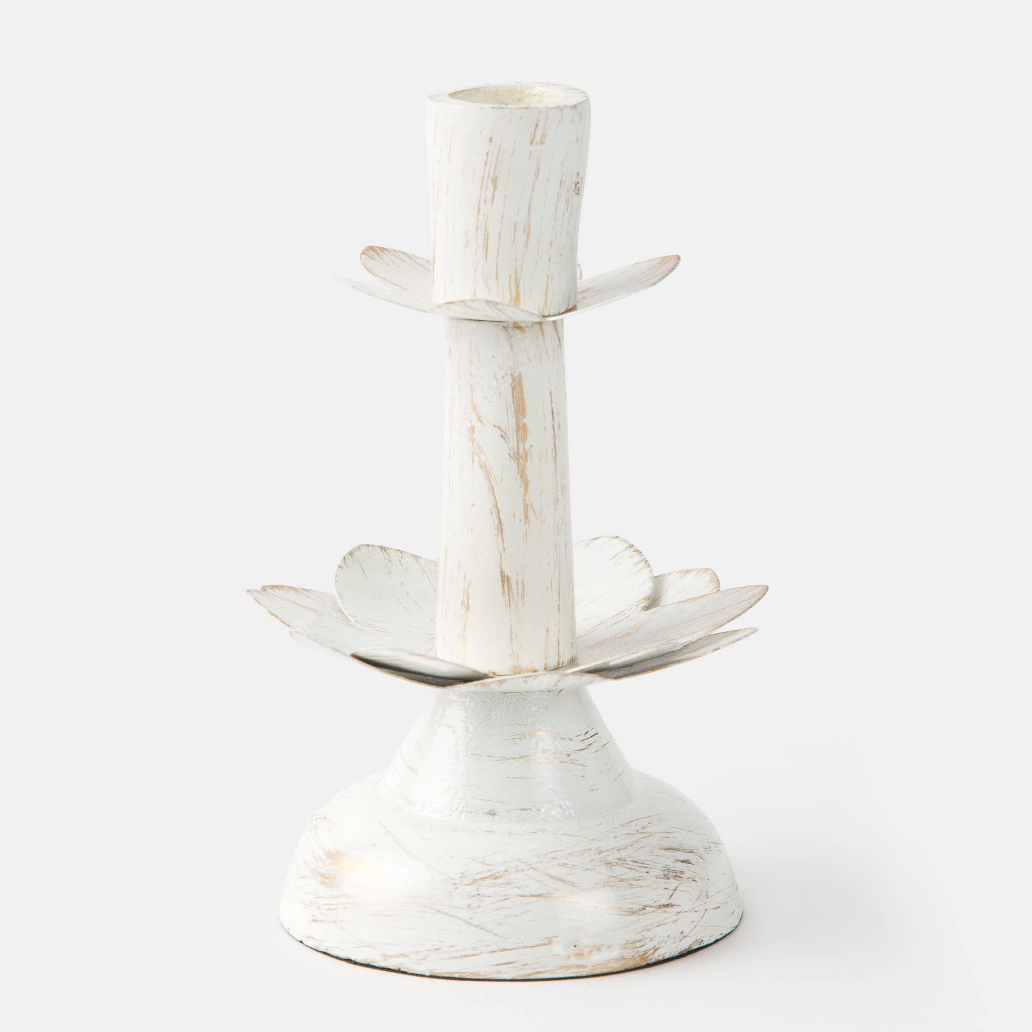 Lotus Bloom Tapered Candleholders