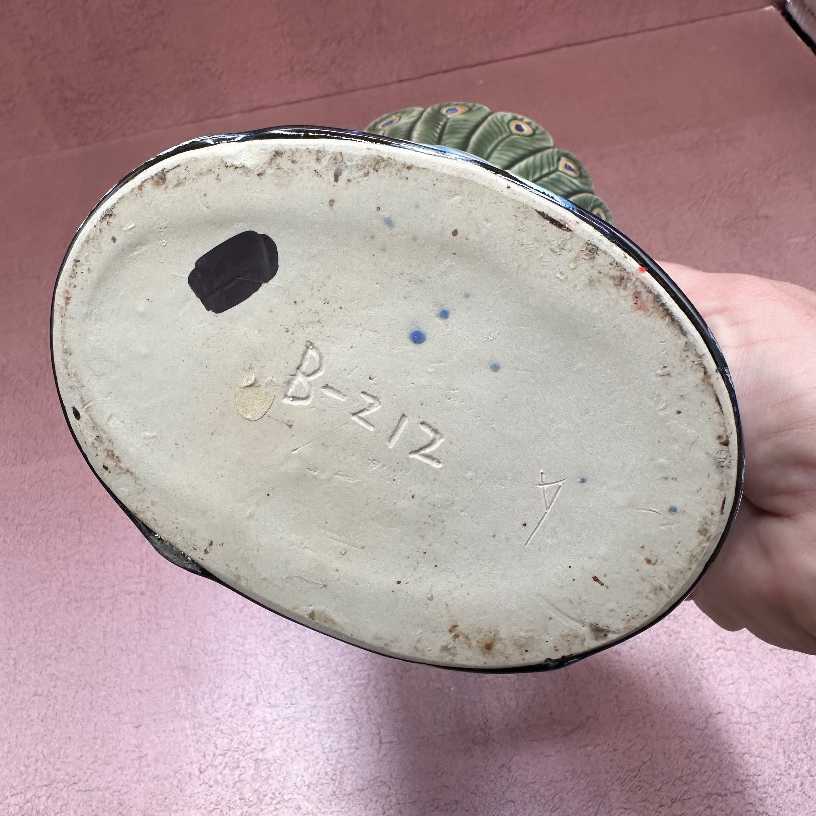 Peacock Vase