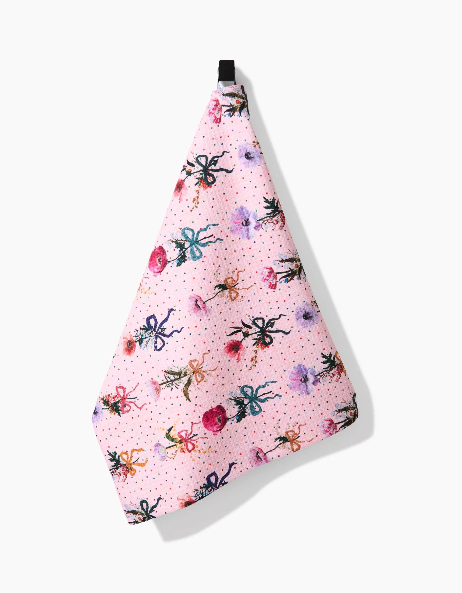 Bows and Dots Geometry Towel