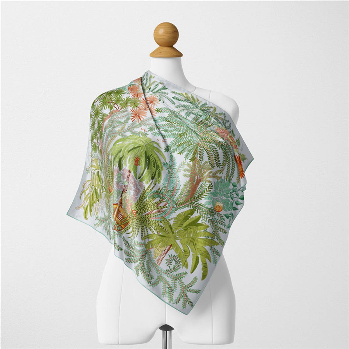 Palm Tree Tropical Scarf