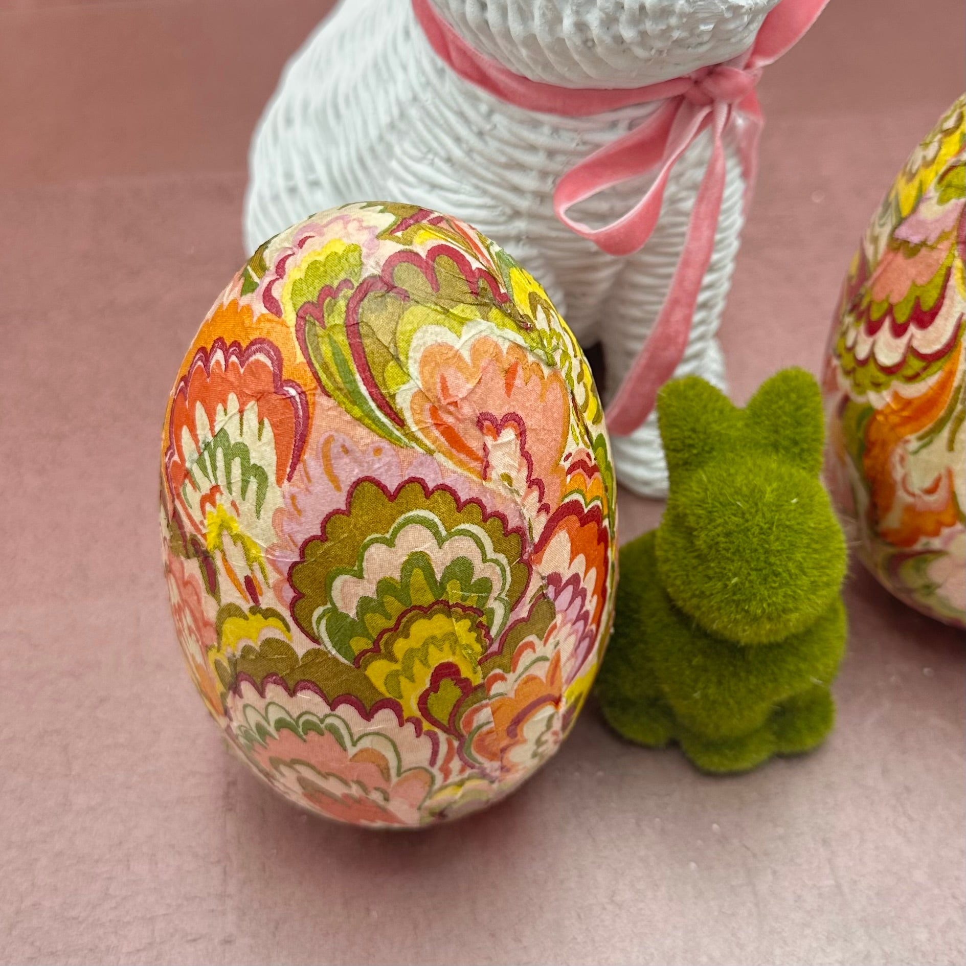 Decoupaged Easter Eggs