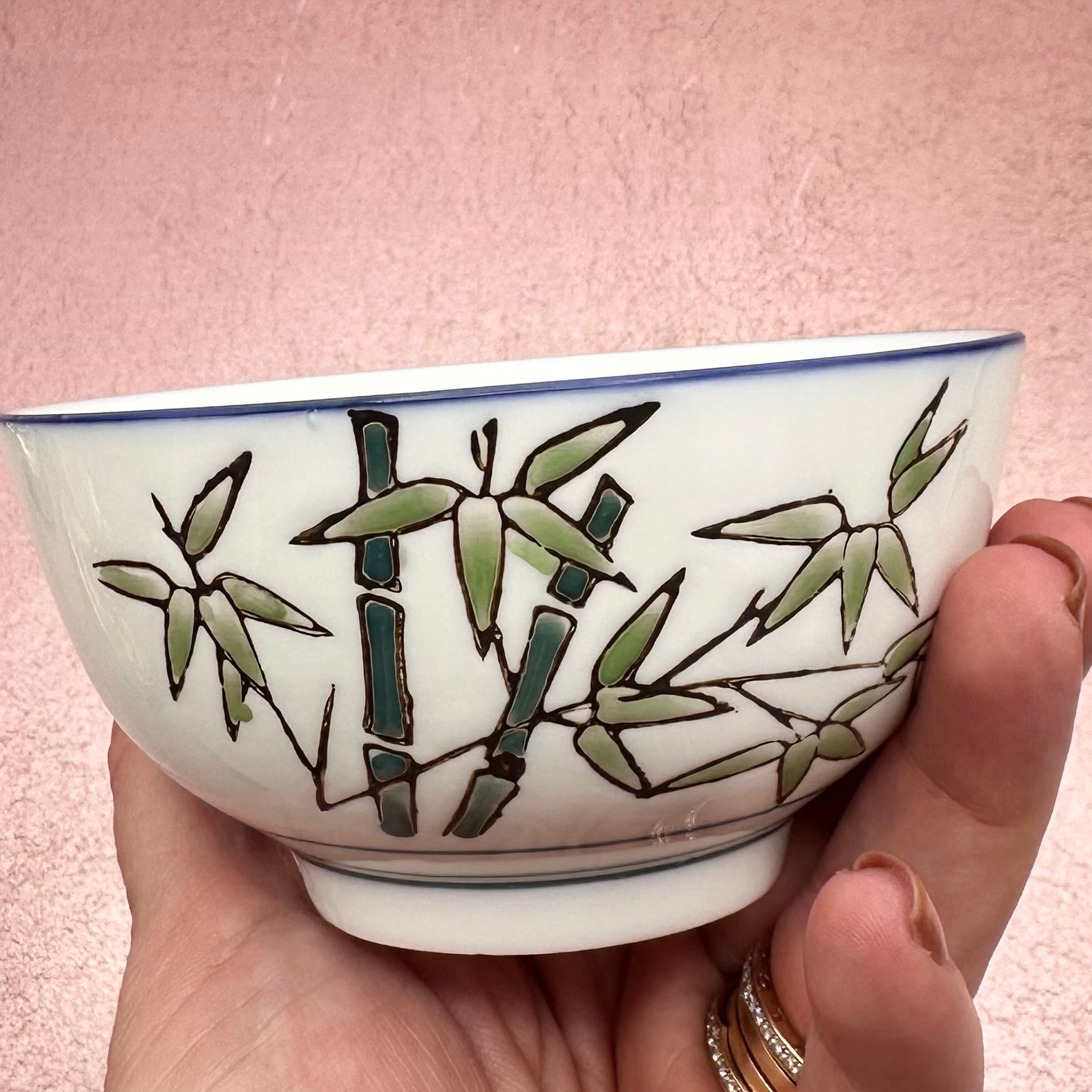 Vintage Floral & Butterfly Bowl Candle