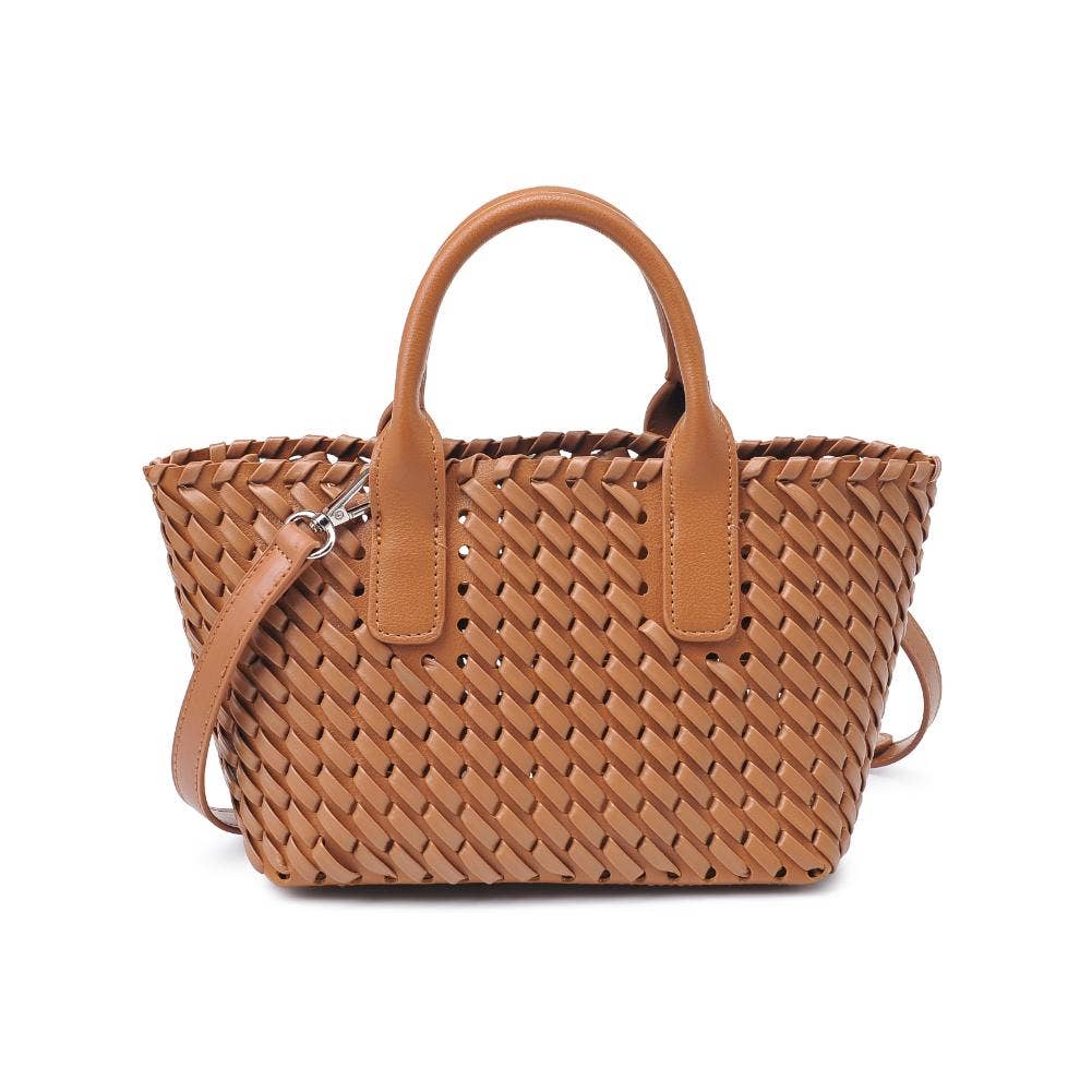 Paisley Woven Crossbody Tote